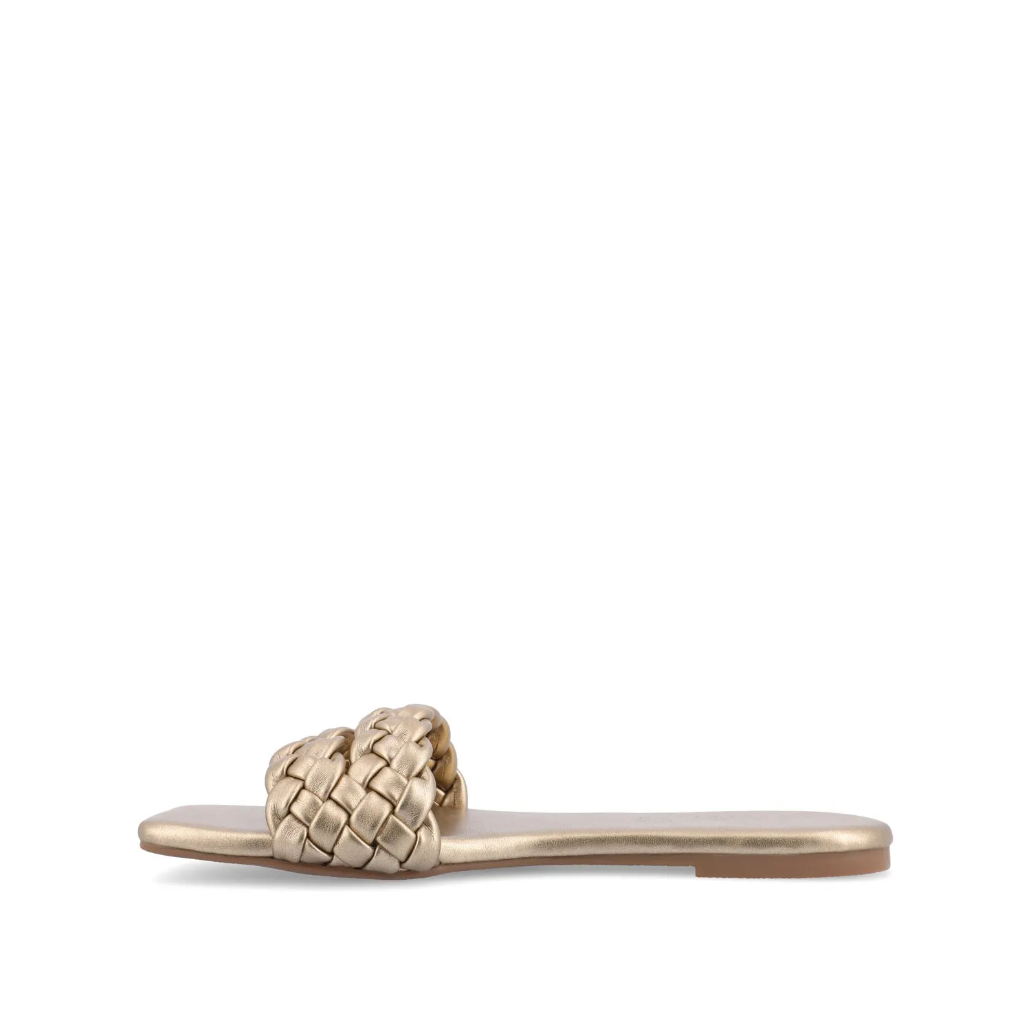 SAWYERR STATEMENT SLIDE SANDALS IN WIDE travel light