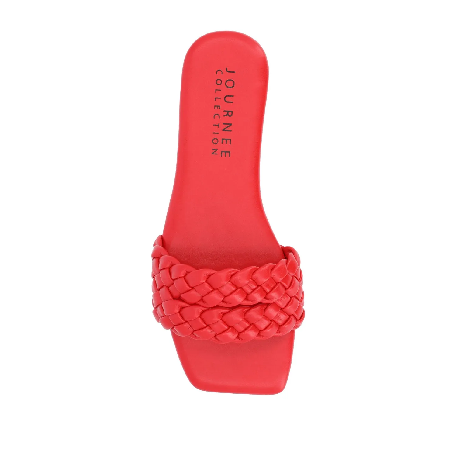 SAWYERR STATEMENT SLIDE SANDALS IN WIDE travel light