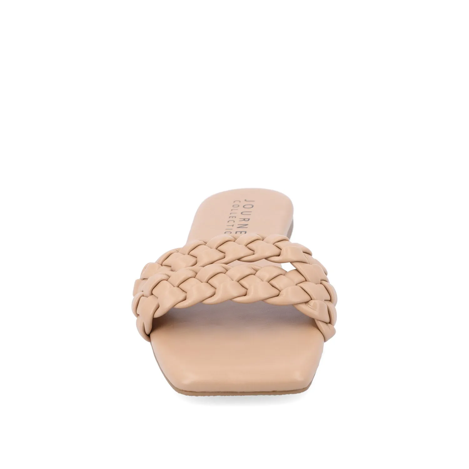 SAWYERR STATEMENT SLIDE SANDALS IN WIDE travel light