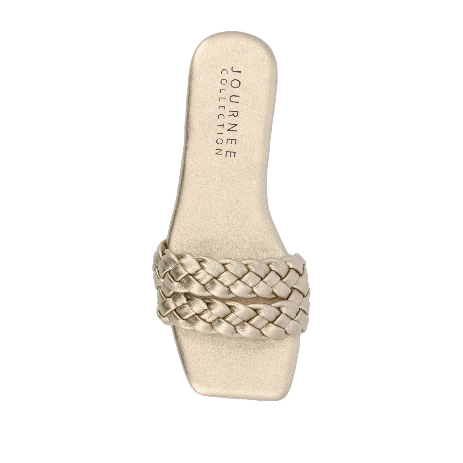 SAWYERR STATEMENT SLIDE SANDALS IN WIDE travel light