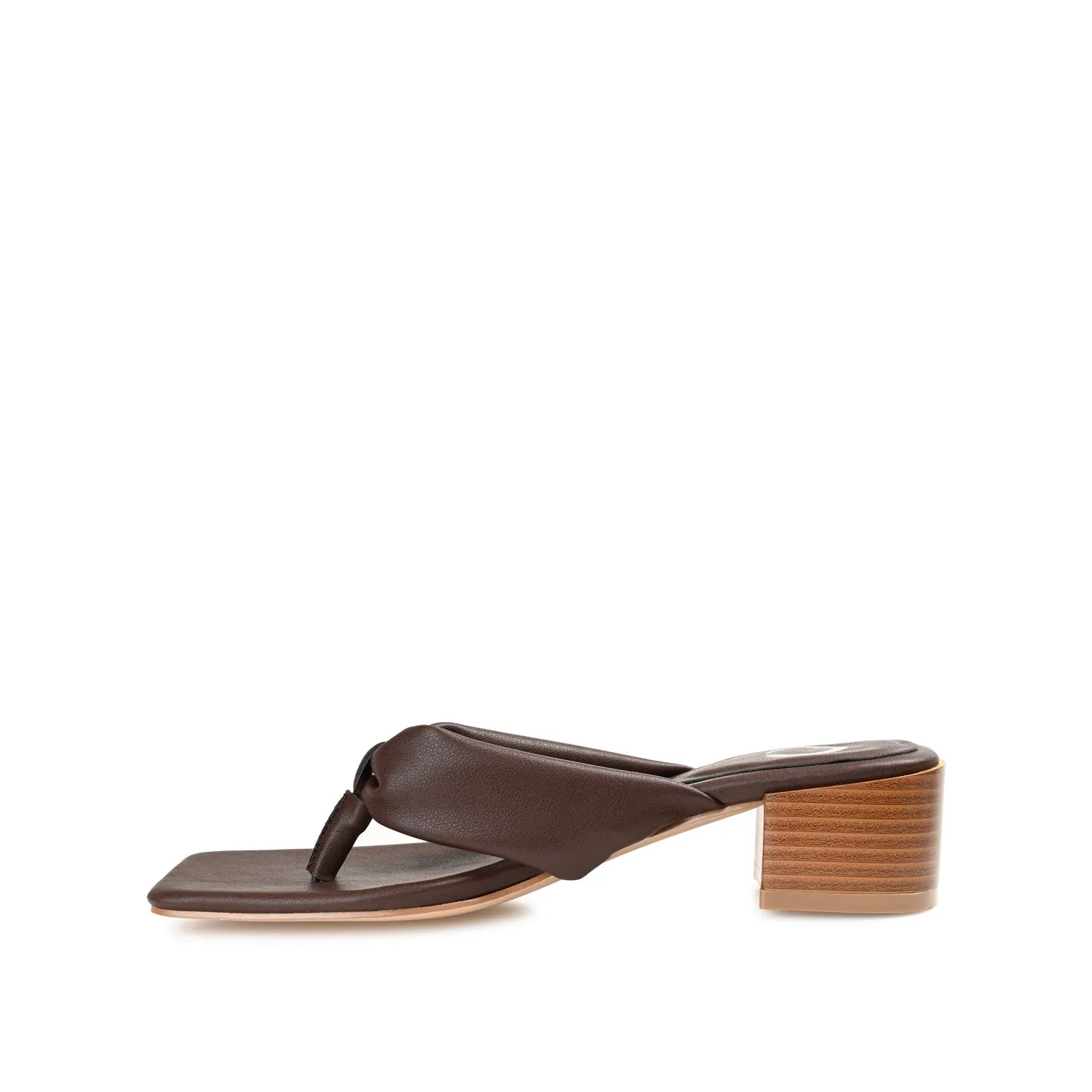 SEELAH BLOCK HEELED SANDALS IN FAUX LEATHER urban cool