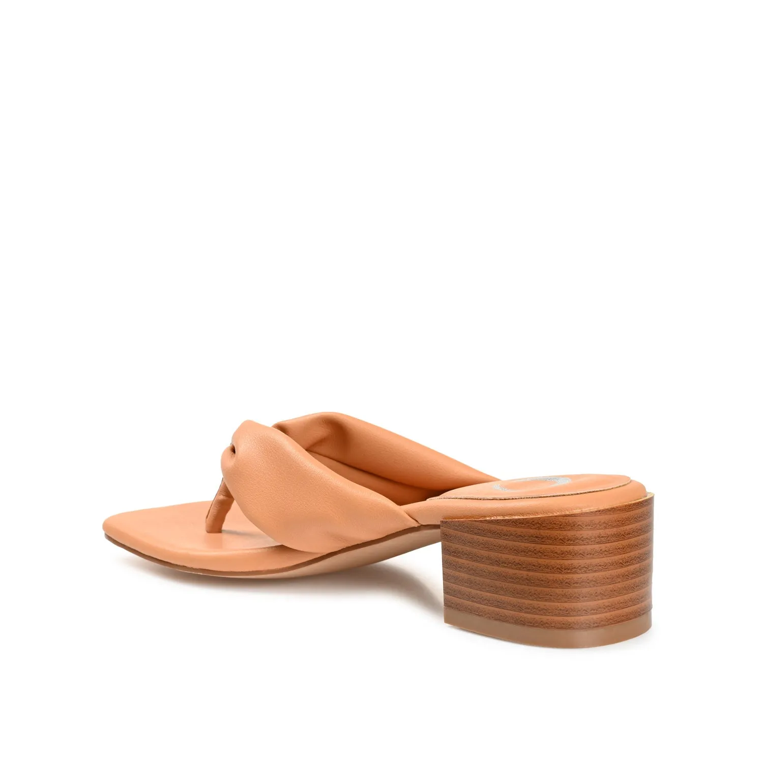 SEELAH BLOCK HEELED SANDALS IN FAUX LEATHER urban cool