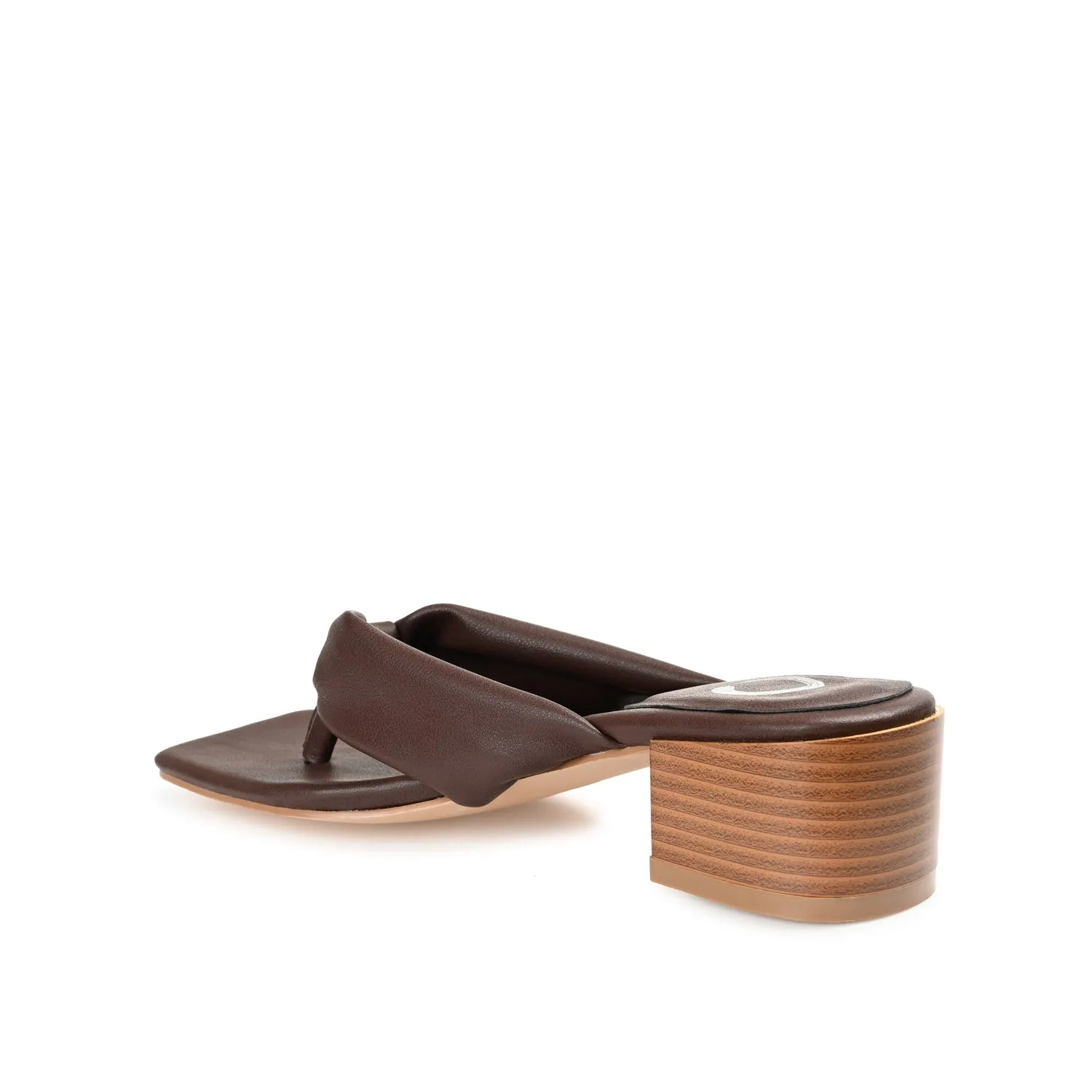 SEELAH BLOCK HEELED SANDALS IN FAUX LEATHER urban cool