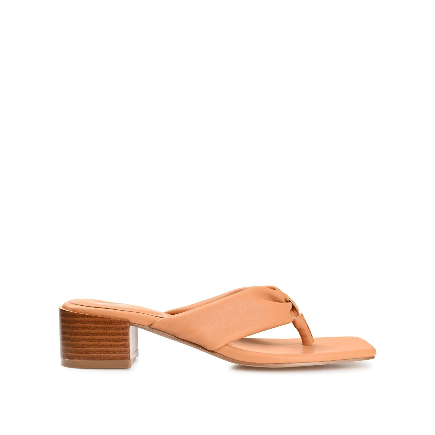 SEELAH BLOCK HEELED SANDALS IN FAUX LEATHER urban cool