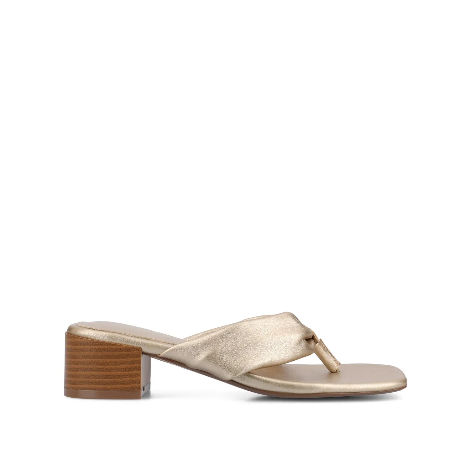 SEELAH BLOCK HEELED SANDALS IN FAUX LEATHER urban cool