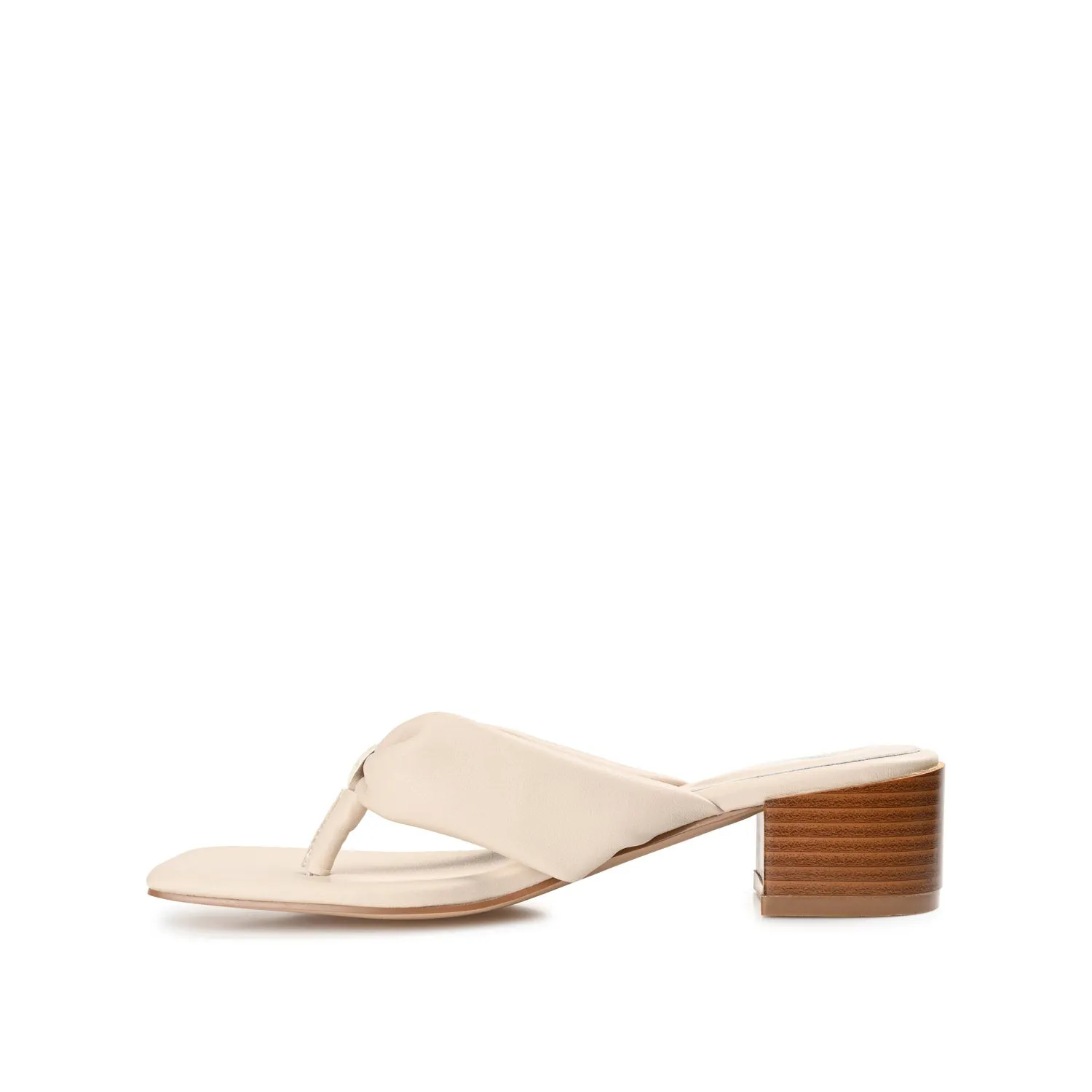 SEELAH BLOCK HEELED SANDALS IN FAUX LEATHER urban cool