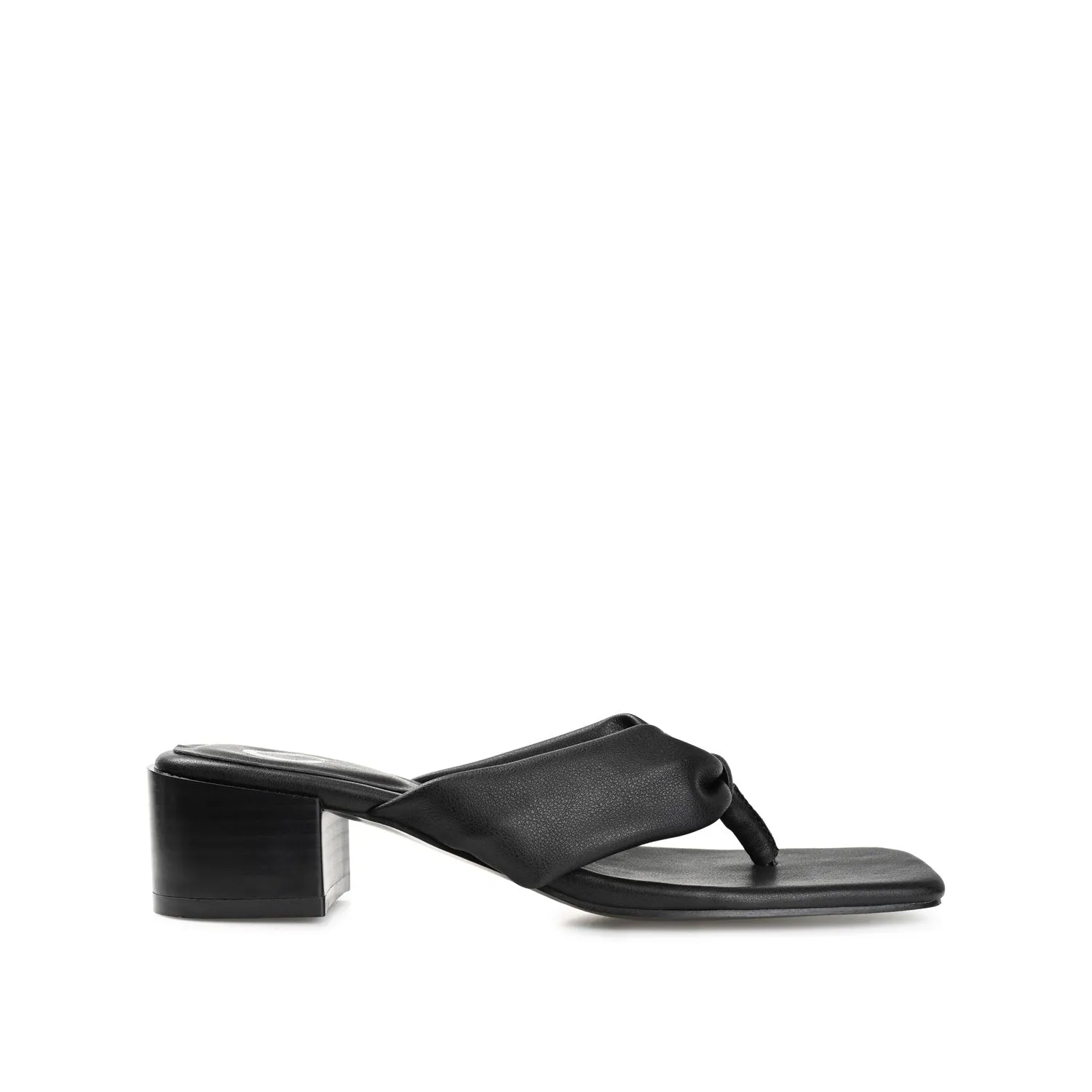 SEELAH BLOCK HEELED SANDALS IN FAUX LEATHER urban cool