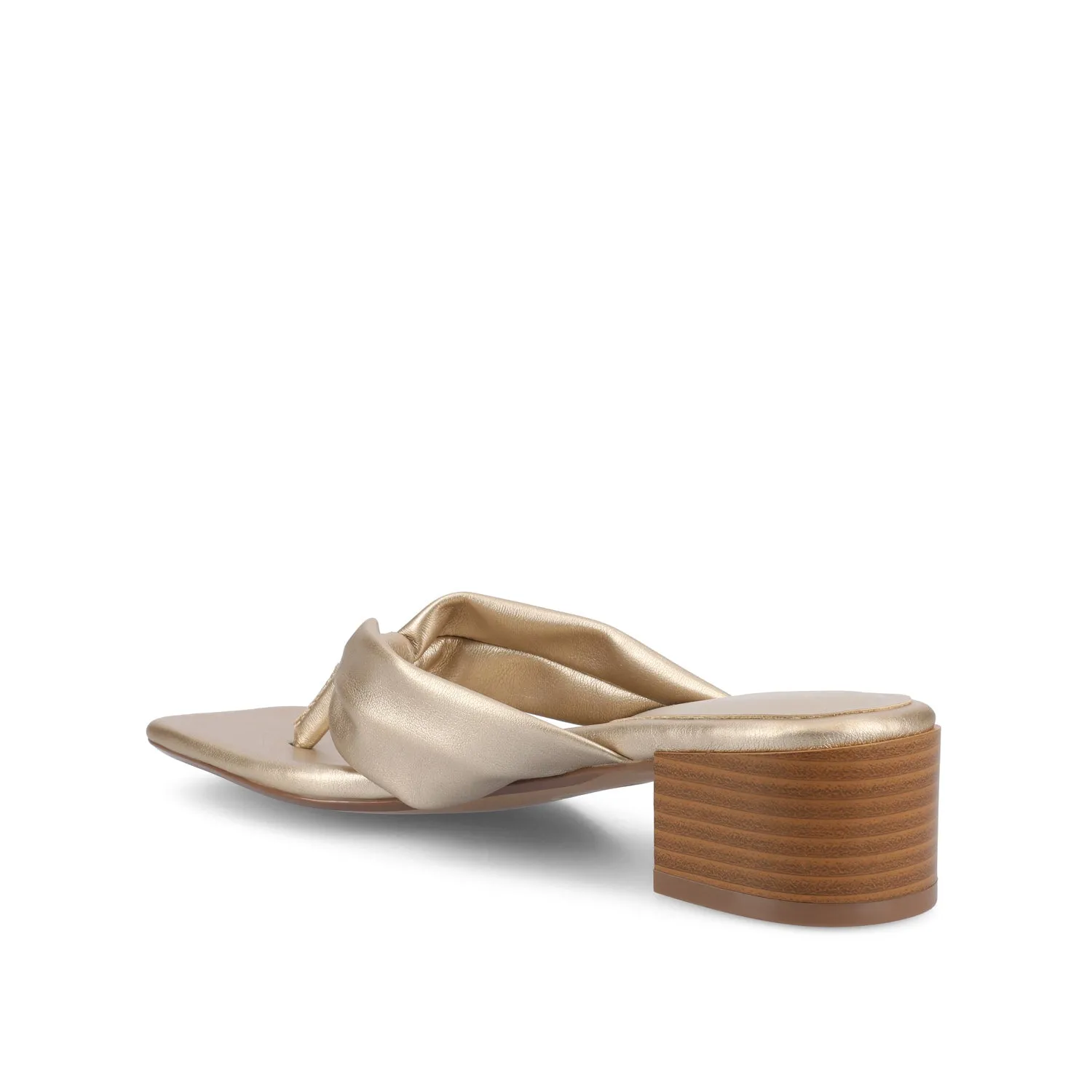 SEELAH BLOCK HEELED SANDALS IN FAUX LEATHER urban cool