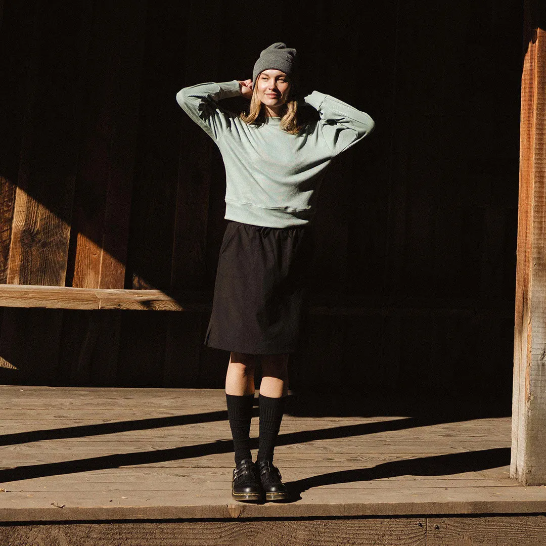 Serena Top, Sage bone white