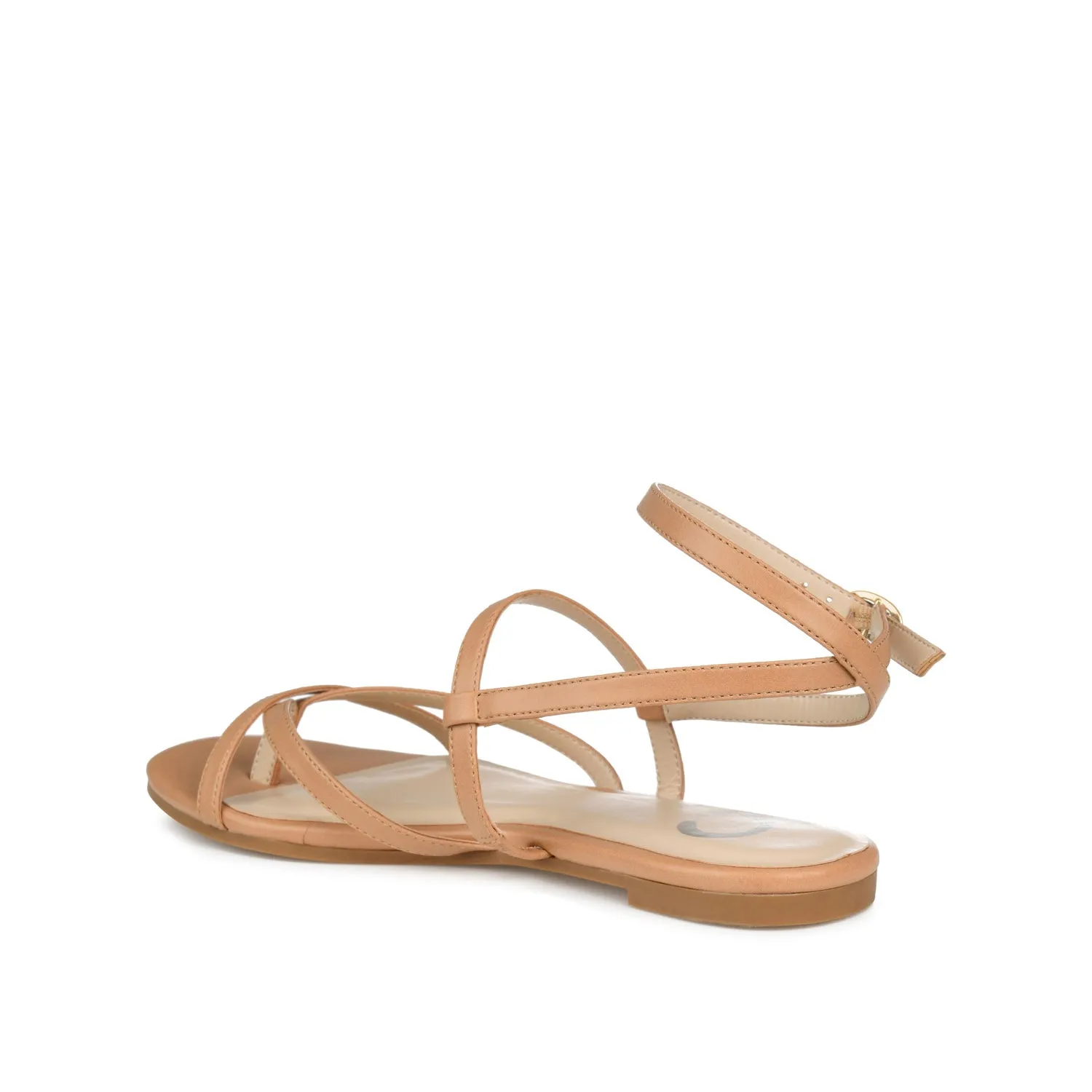 SERISSA CRISSCROSS SANDAL IN FAUX LEATHER light sole