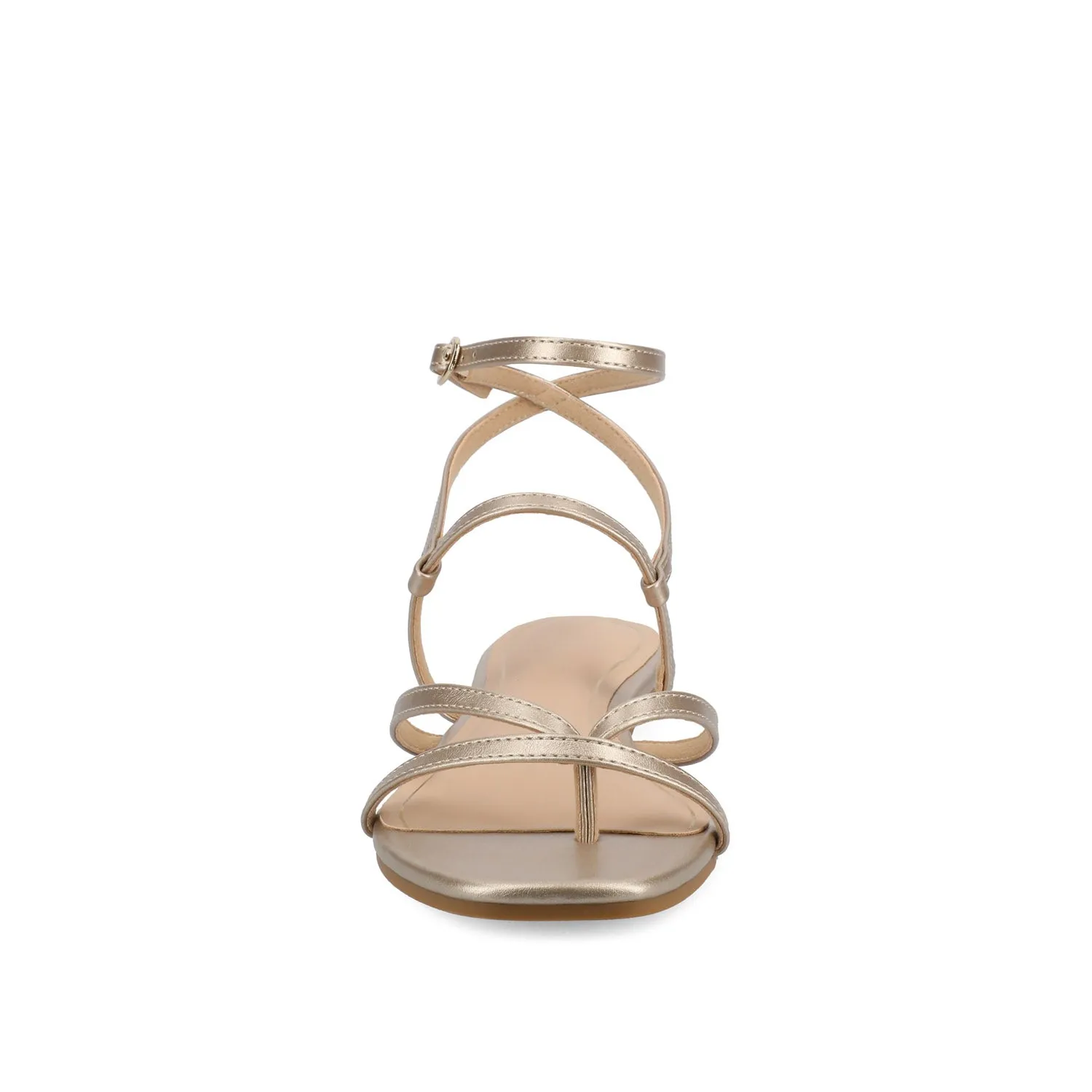 SERISSA CRISSCROSS SANDAL IN FAUX LEATHER light sole