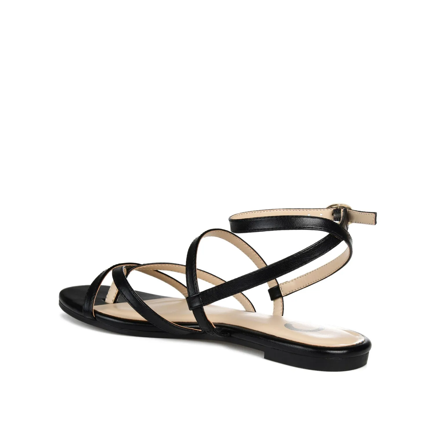 SERISSA CRISSCROSS SANDAL IN FAUX LEATHER light sole