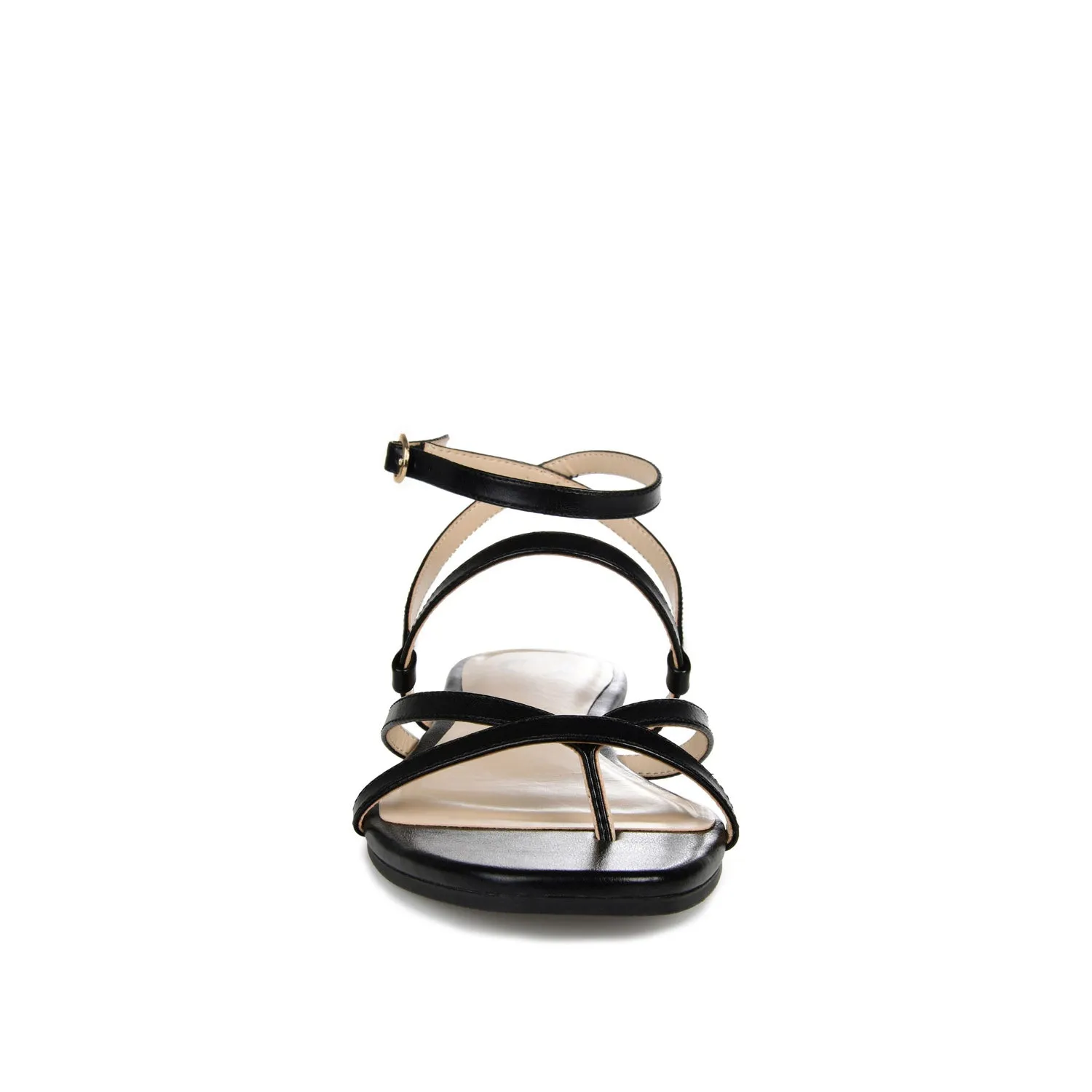 SERISSA CRISSCROSS SANDAL IN FAUX LEATHER light sole