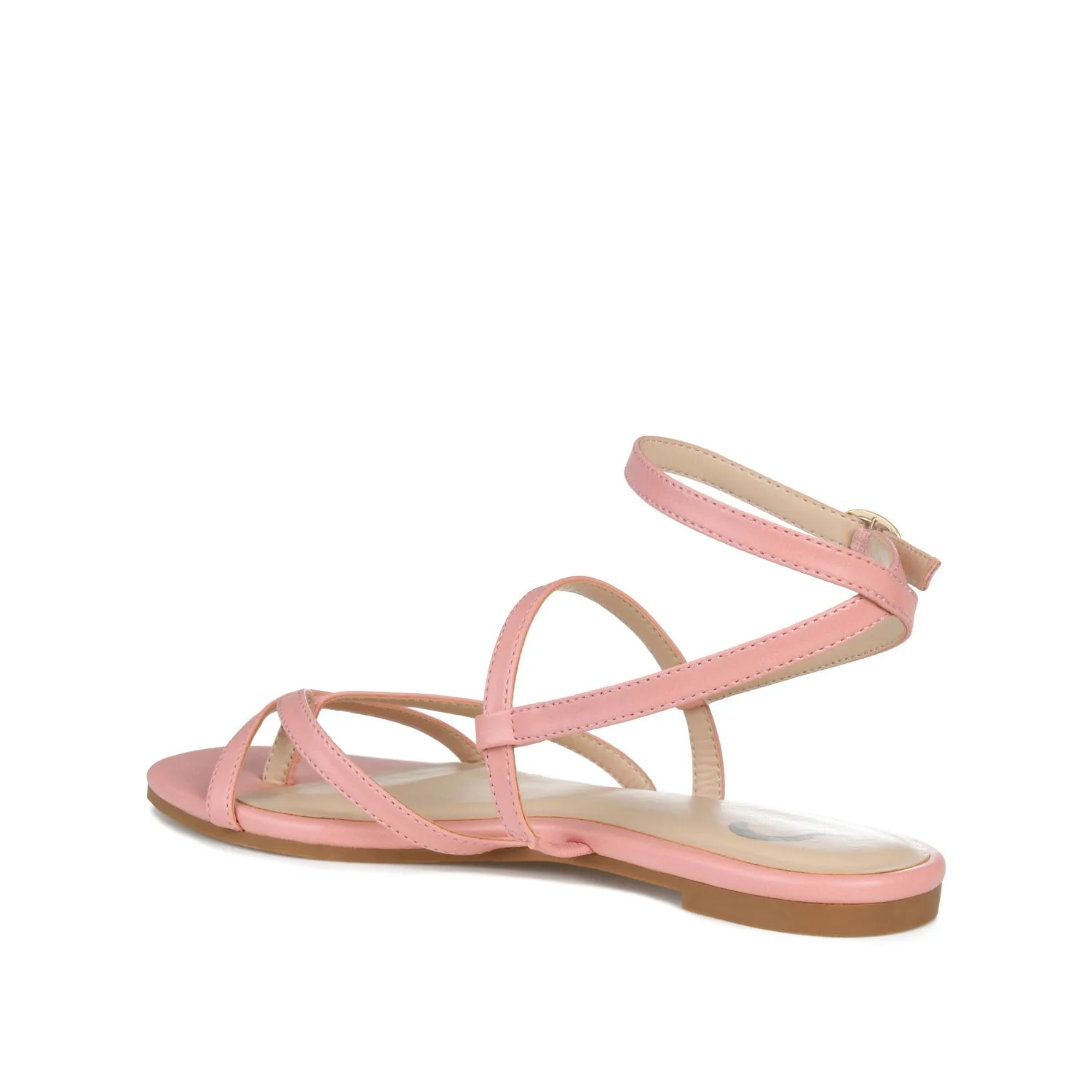 SERISSA CRISSCROSS SANDAL IN FAUX LEATHER light sole