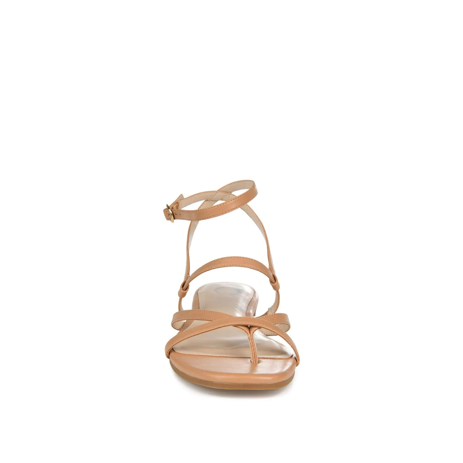 SERISSA CRISSCROSS SANDAL IN FAUX LEATHER light sole