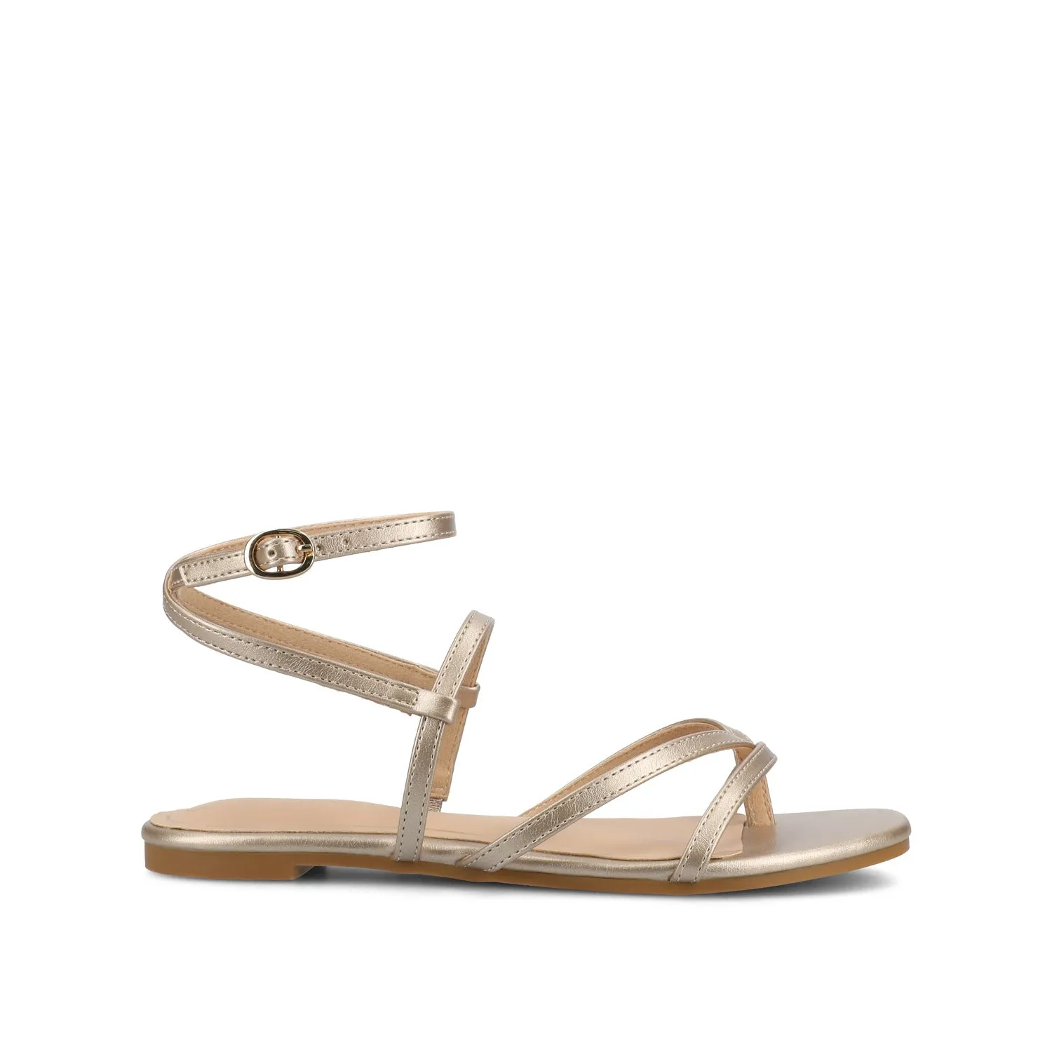 SERISSA CRISSCROSS SANDAL IN FAUX LEATHER light sole