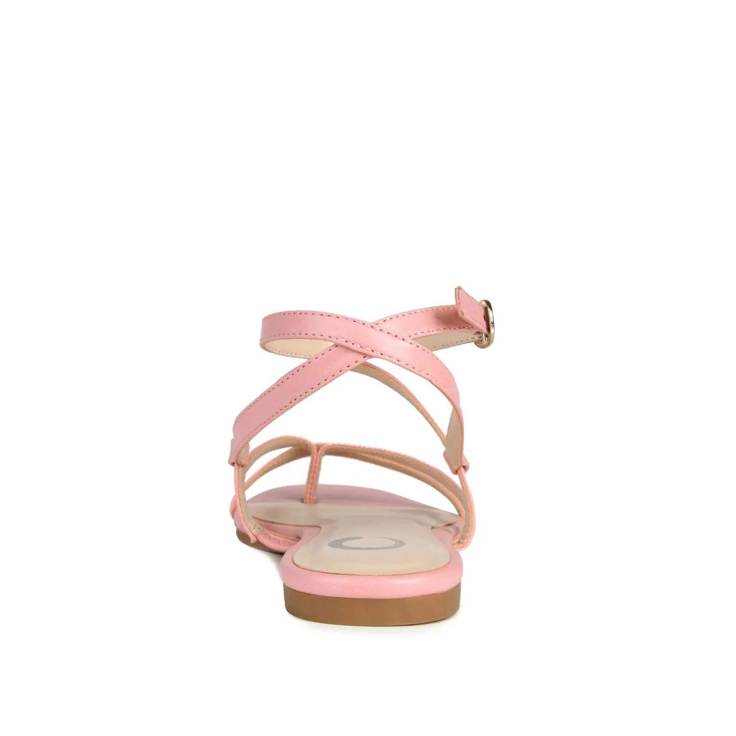 SERISSA CRISSCROSS SANDAL IN FAUX LEATHER light sole