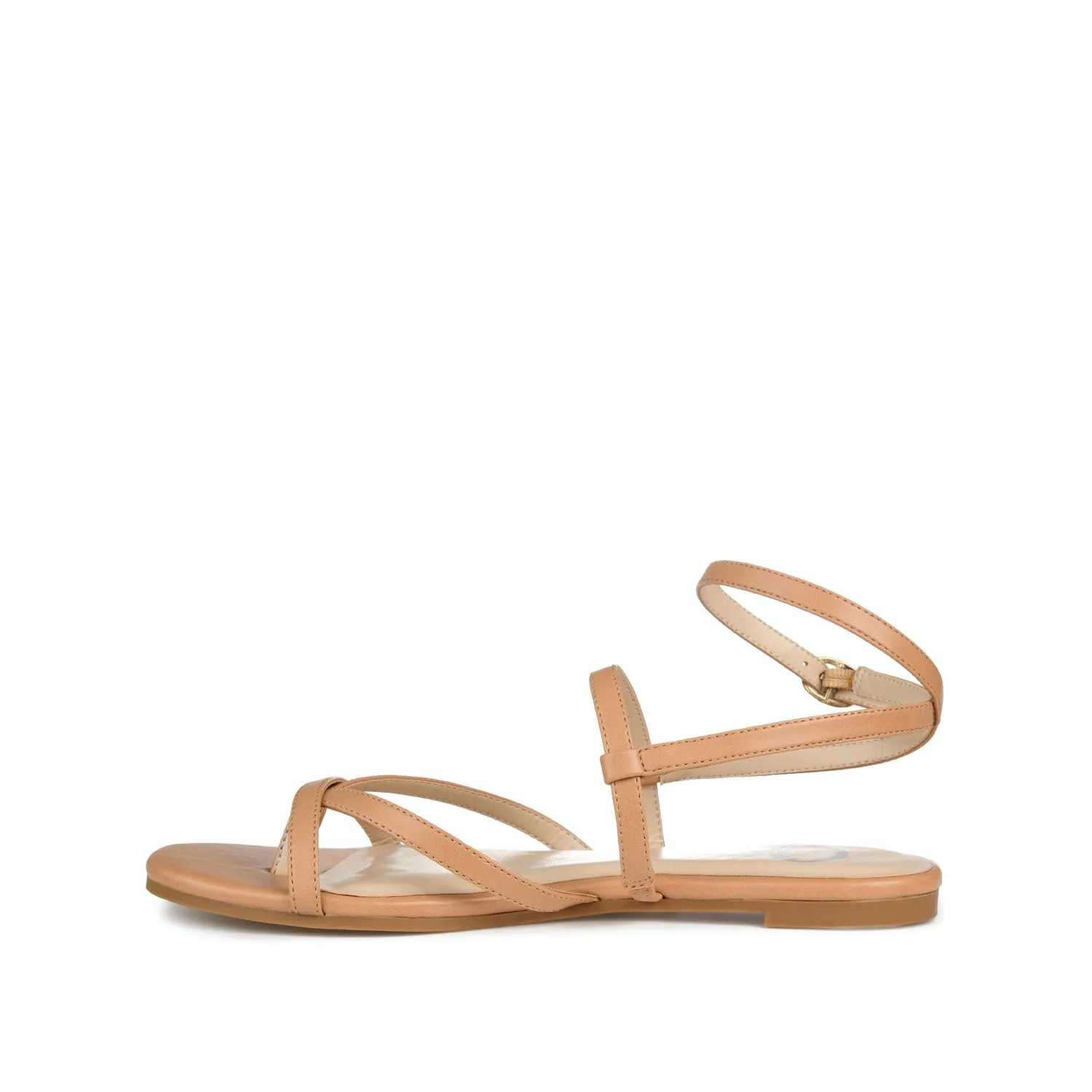 SERISSA CRISSCROSS SANDAL IN FAUX LEATHER light sole