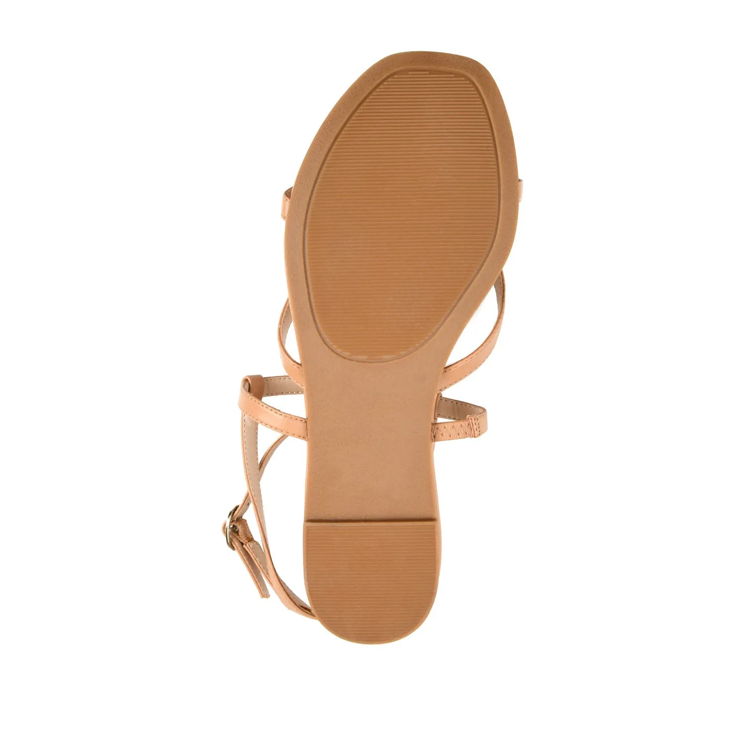 SERISSA CRISSCROSS SANDAL IN FAUX LEATHER light sole