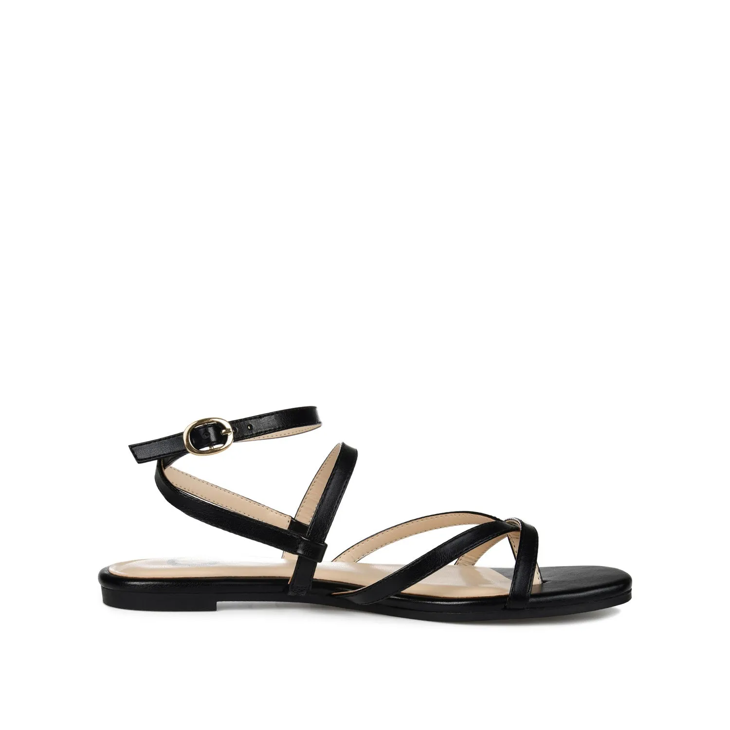 SERISSA CRISSCROSS SANDAL IN FAUX LEATHER light sole