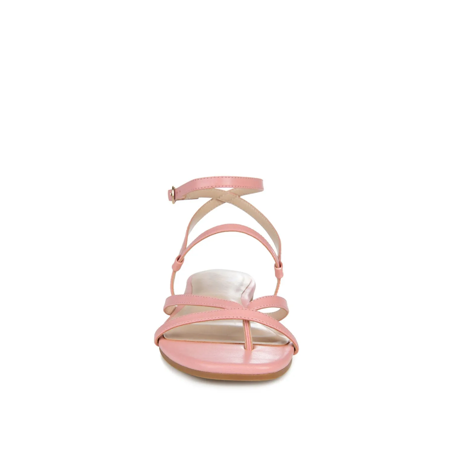 SERISSA CRISSCROSS SANDAL IN FAUX LEATHER light sole
