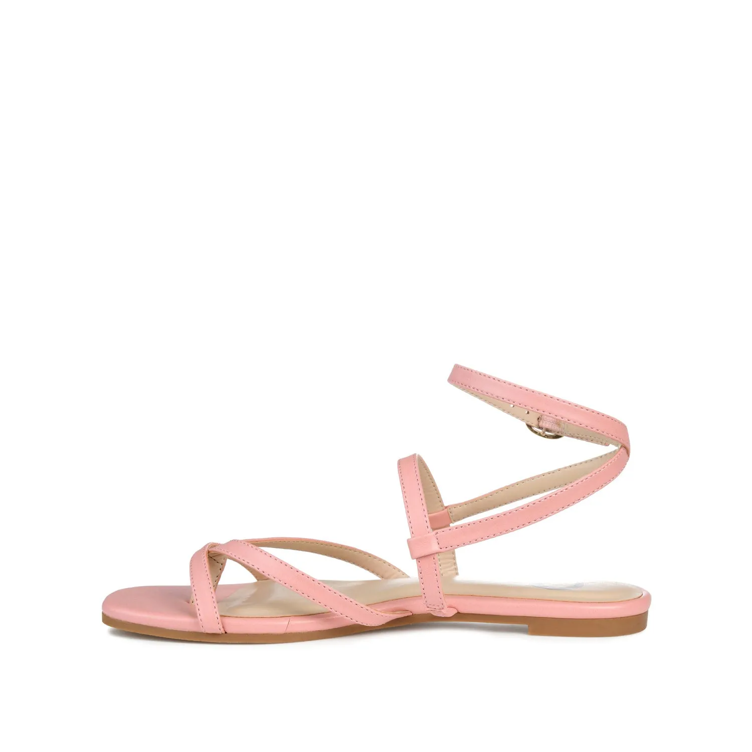 SERISSA CRISSCROSS SANDAL IN FAUX LEATHER light sole