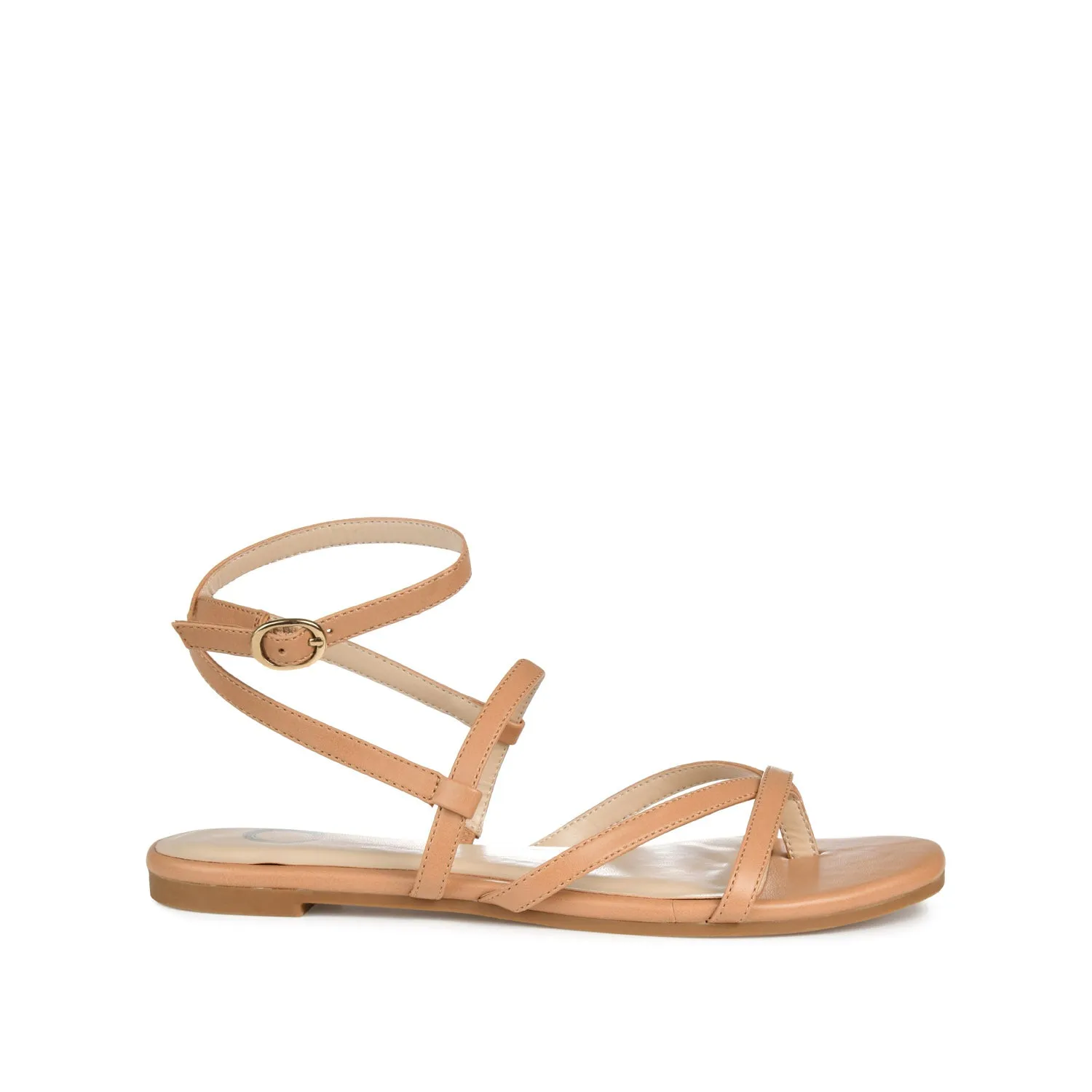 SERISSA CRISSCROSS SANDAL IN FAUX LEATHER light sole