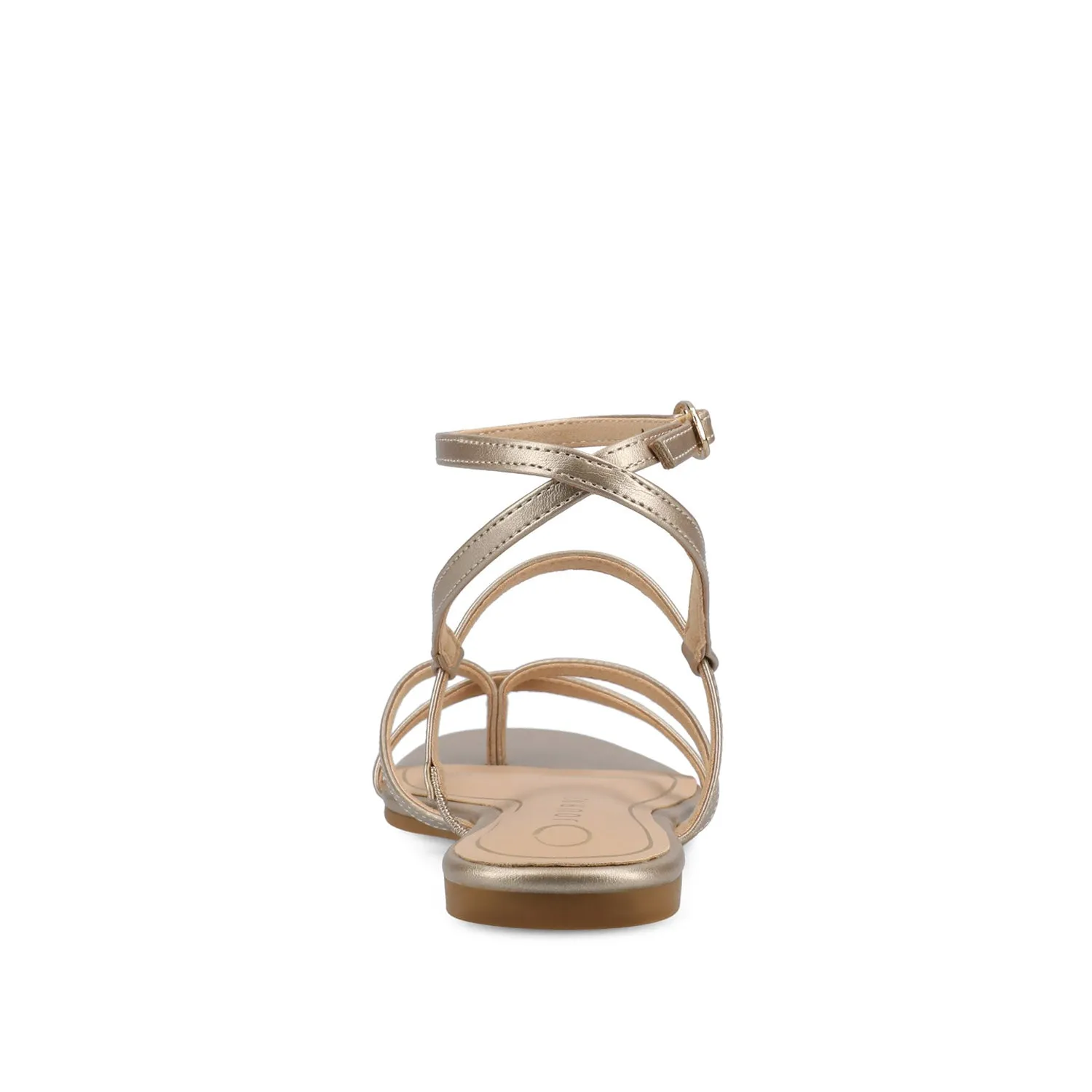 SERISSA CRISSCROSS SANDAL IN FAUX LEATHER light sole