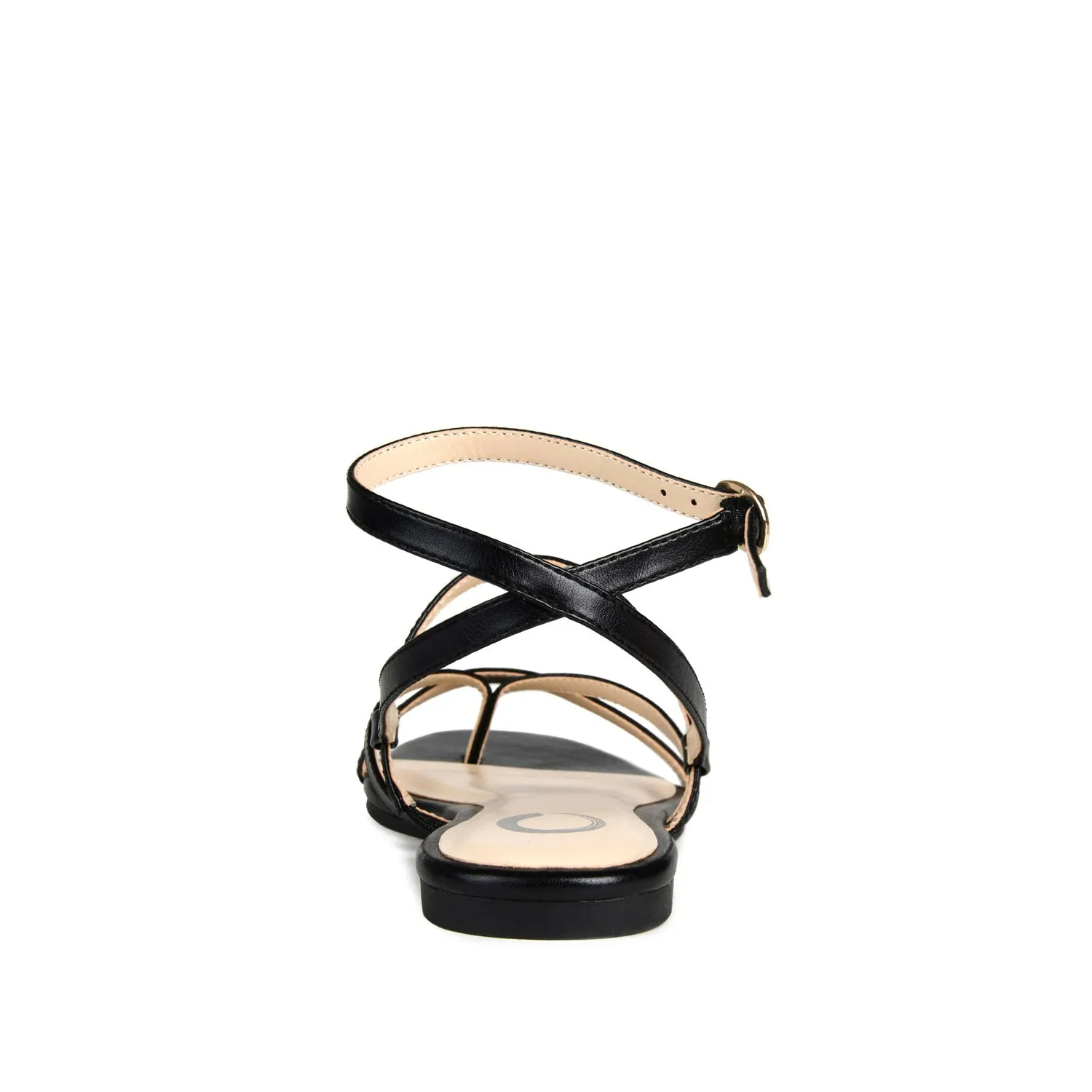 SERISSA CRISSCROSS SANDAL IN FAUX LEATHER light sole