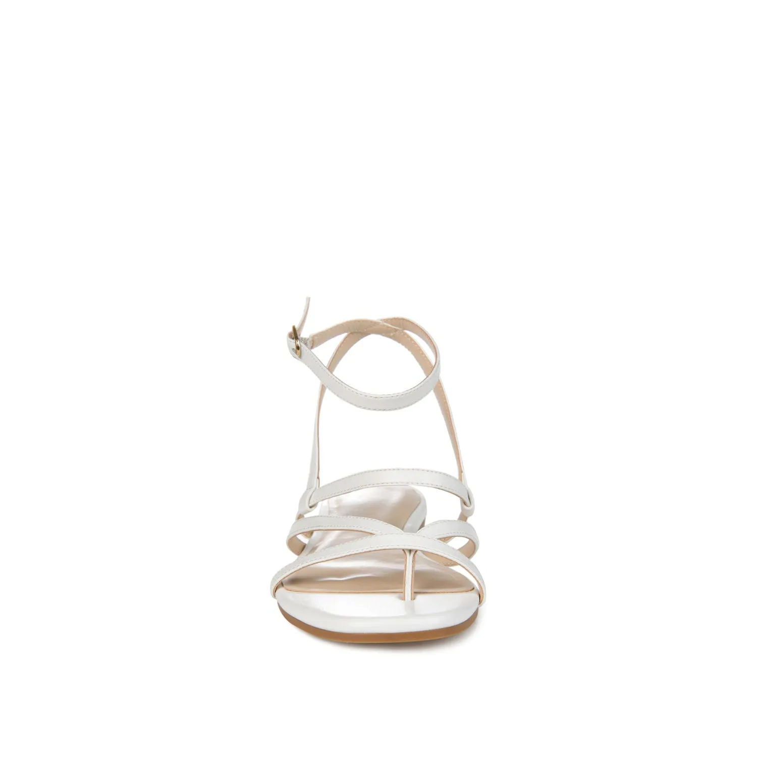 SERISSA CRISSCROSS SANDAL IN FAUX LEATHER light sole