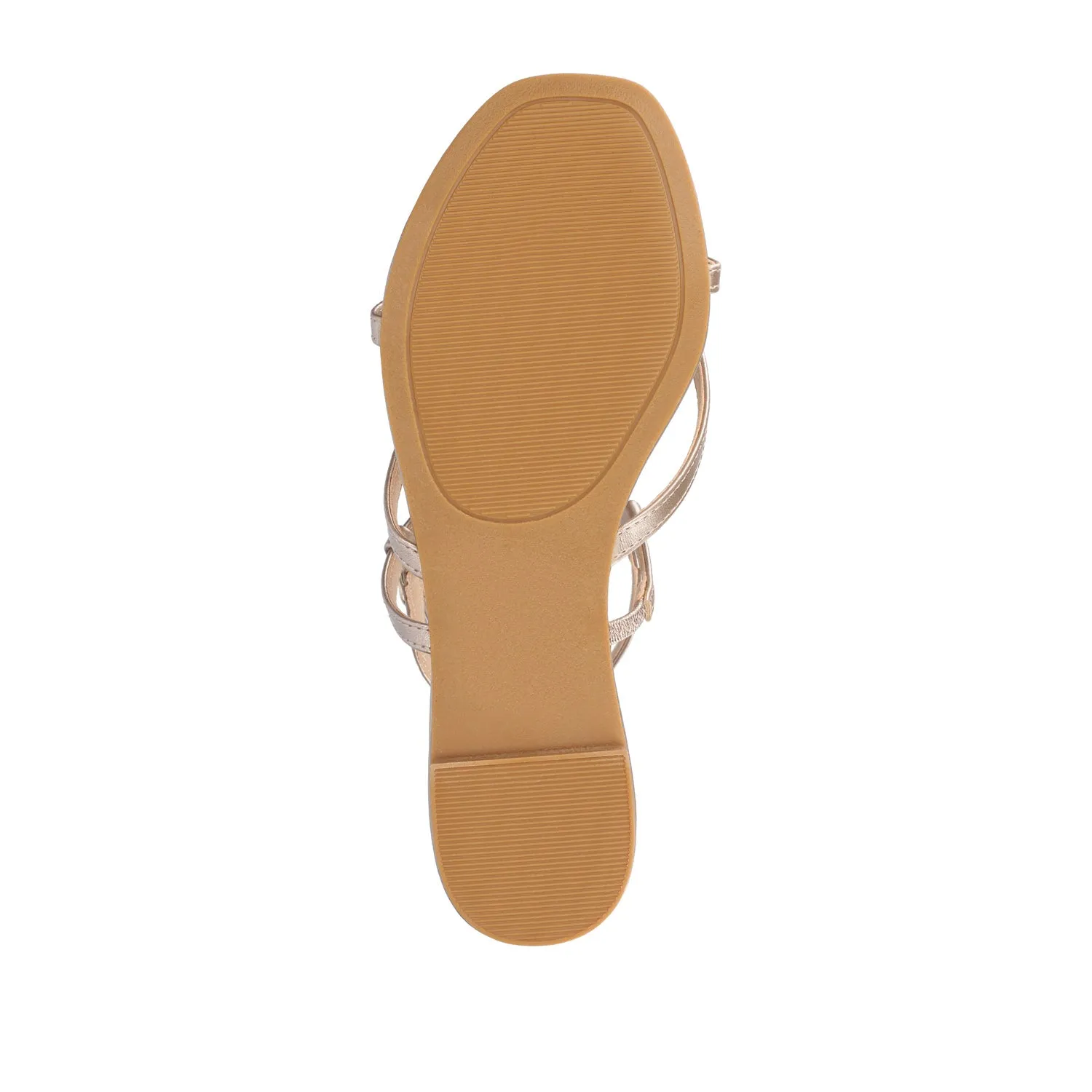 SERISSA CRISSCROSS SANDAL IN FAUX LEATHER light sole