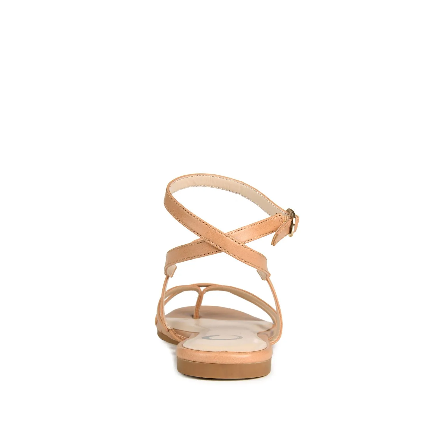 SERISSA CRISSCROSS SANDAL IN FAUX LEATHER light sole