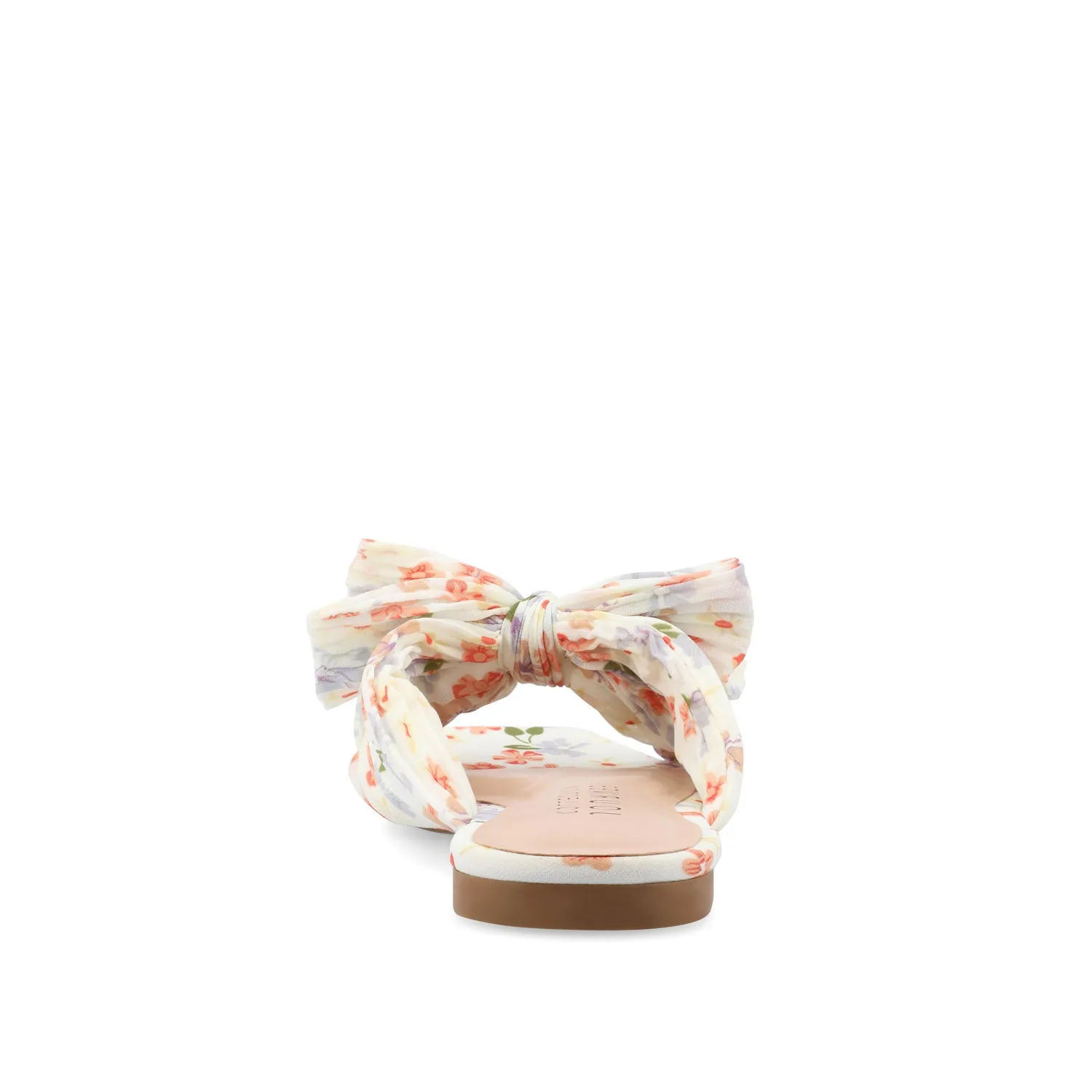 SERLINA PLEATED SLIDE SANDALS IN FOIL camping day
