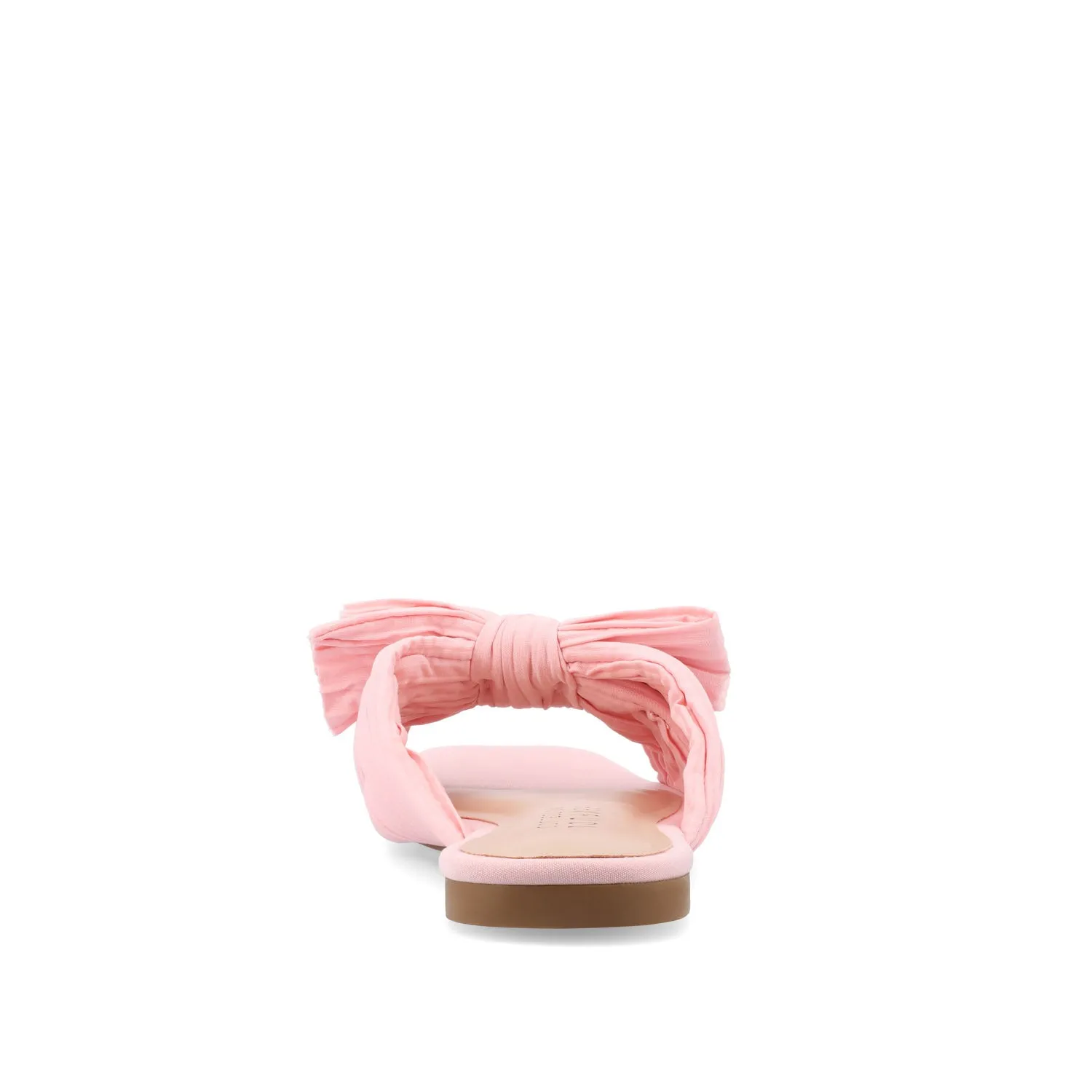 SERLINA PLEATED SLIDE SANDALS IN WIDE easy clean