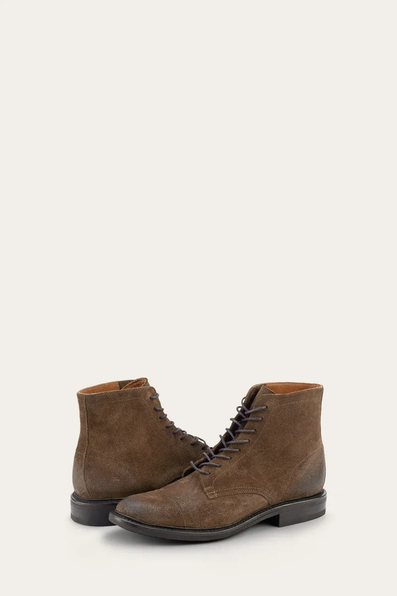 Seth Cap Toe Lace Up low heel