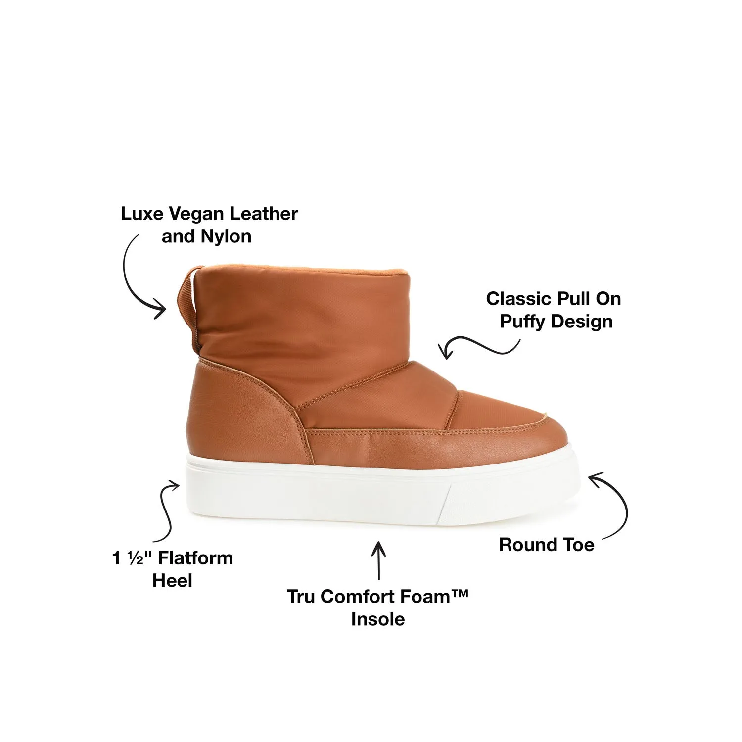 SETHIE PUFFY SNOW BOOTS bold point