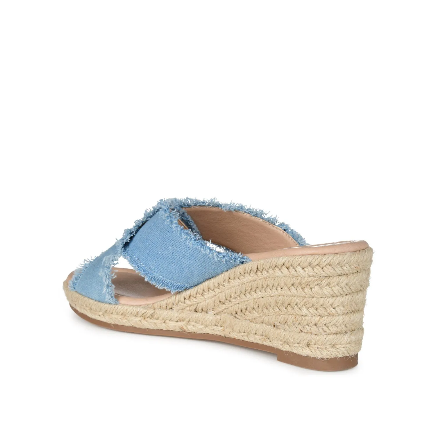 SHANNI ESPADRILLE WEDGE HEELED SANDALS lazy walk