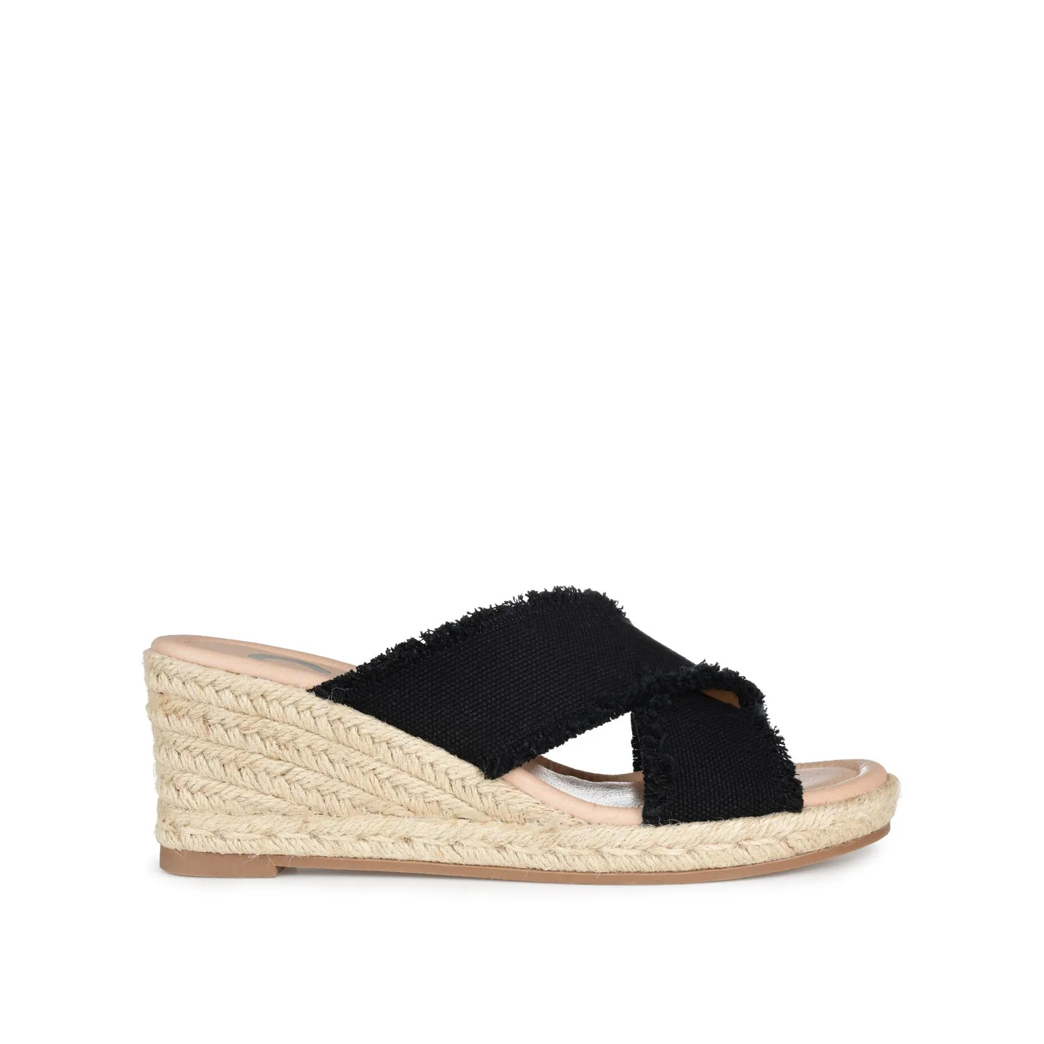 SHANNI ESPADRILLE WEDGE HEELED SANDALS lazy walk