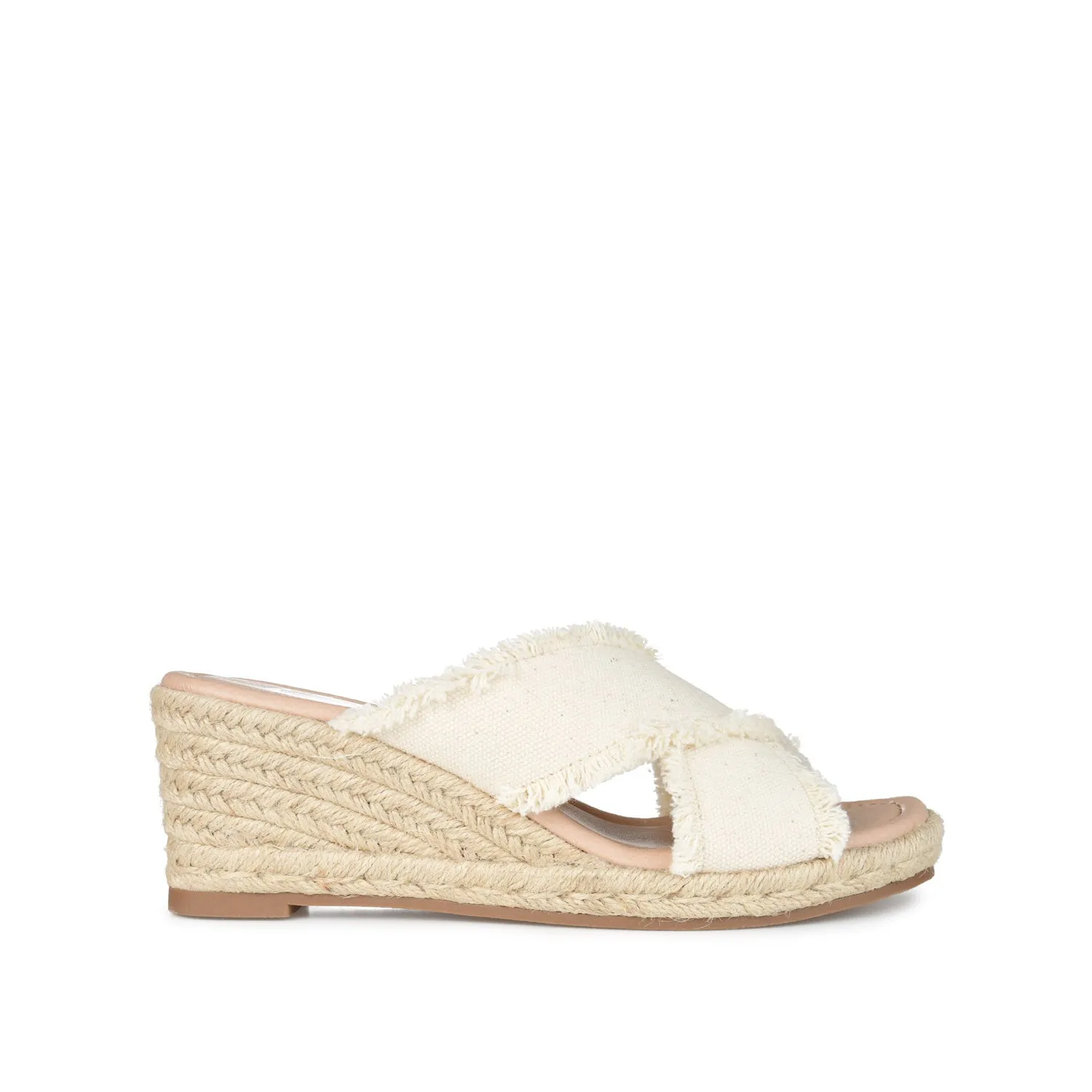 SHANNI ESPADRILLE WEDGE HEELED SANDALS lazy walk