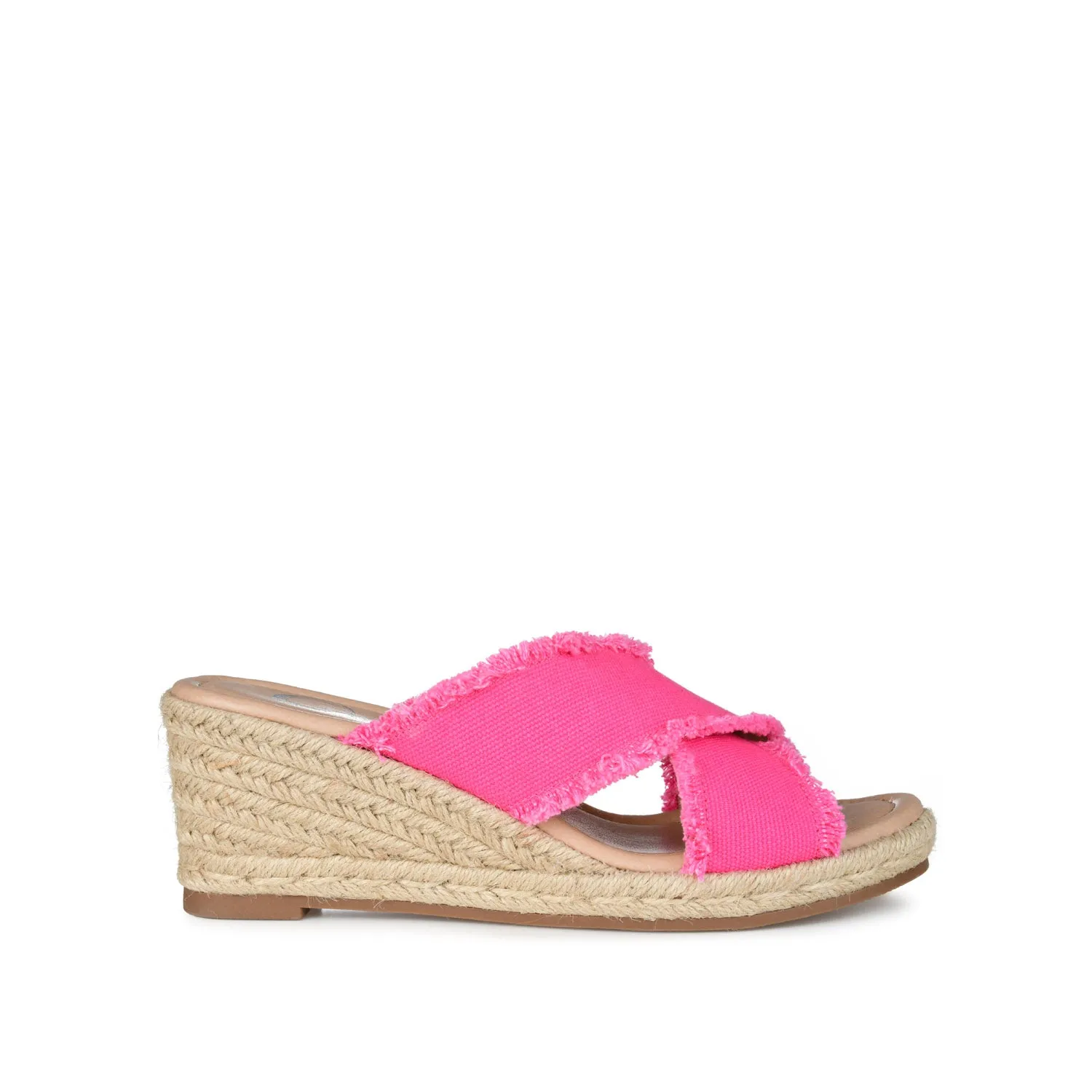 SHANNI ESPADRILLE WEDGE HEELED SANDALS lazy walk