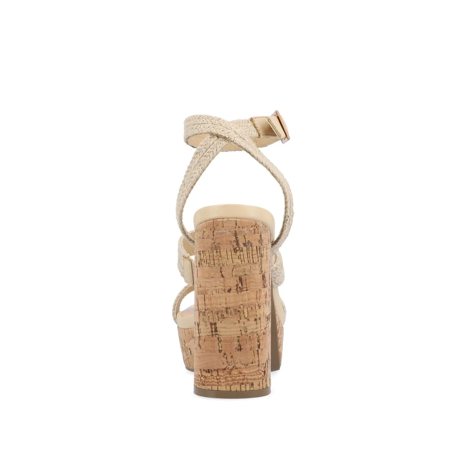 SIENNE HEELED SANDALS IN ROPE tote vibe