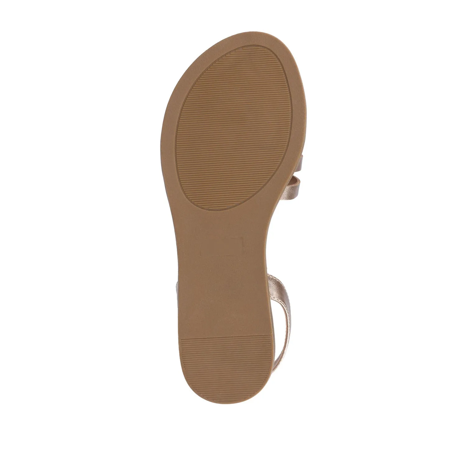 SOLAY MULTI STRAP SANDALS IN FAUX LEATHER grip base