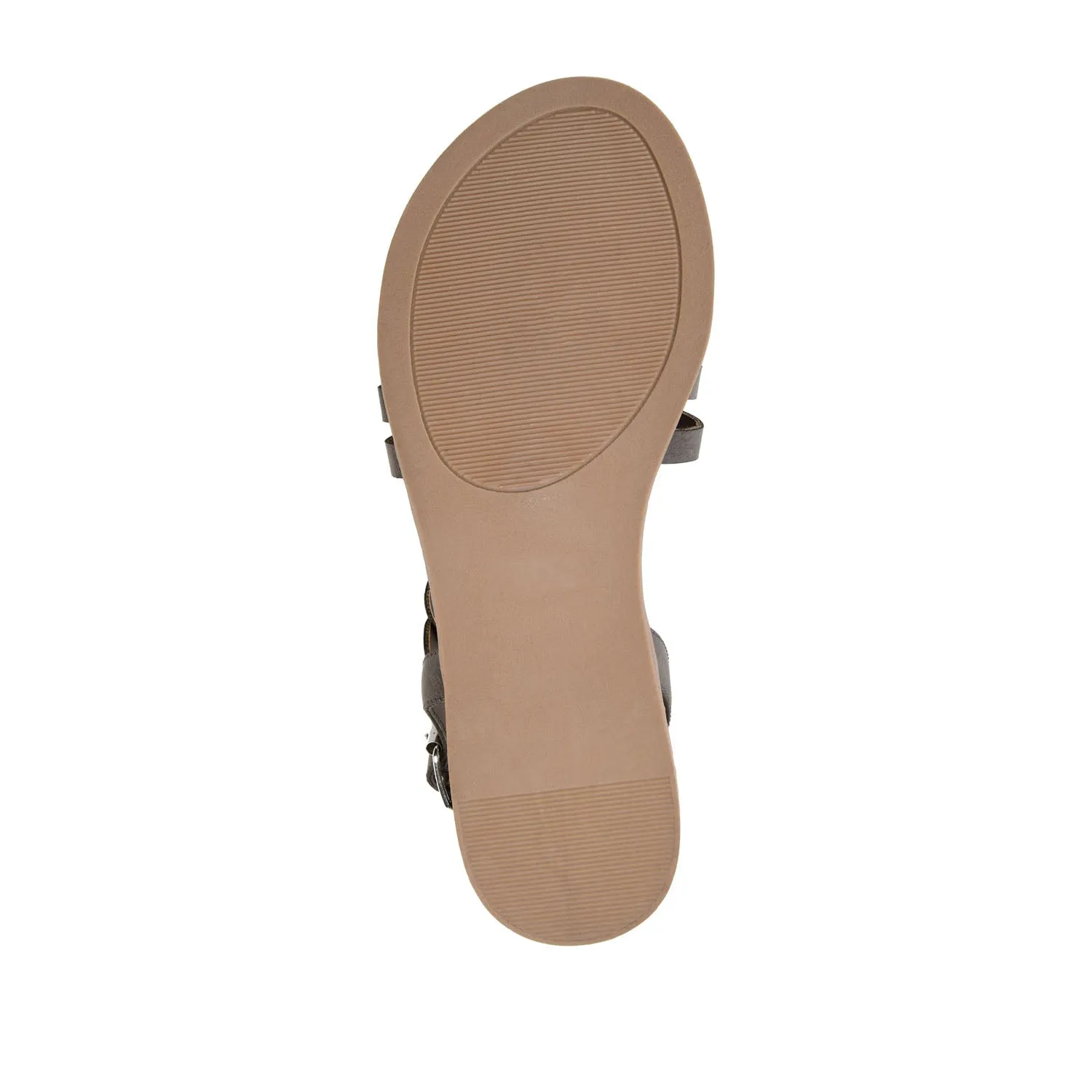 SOLAY MULTI STRAP SANDALS IN FAUX LEATHER grip base