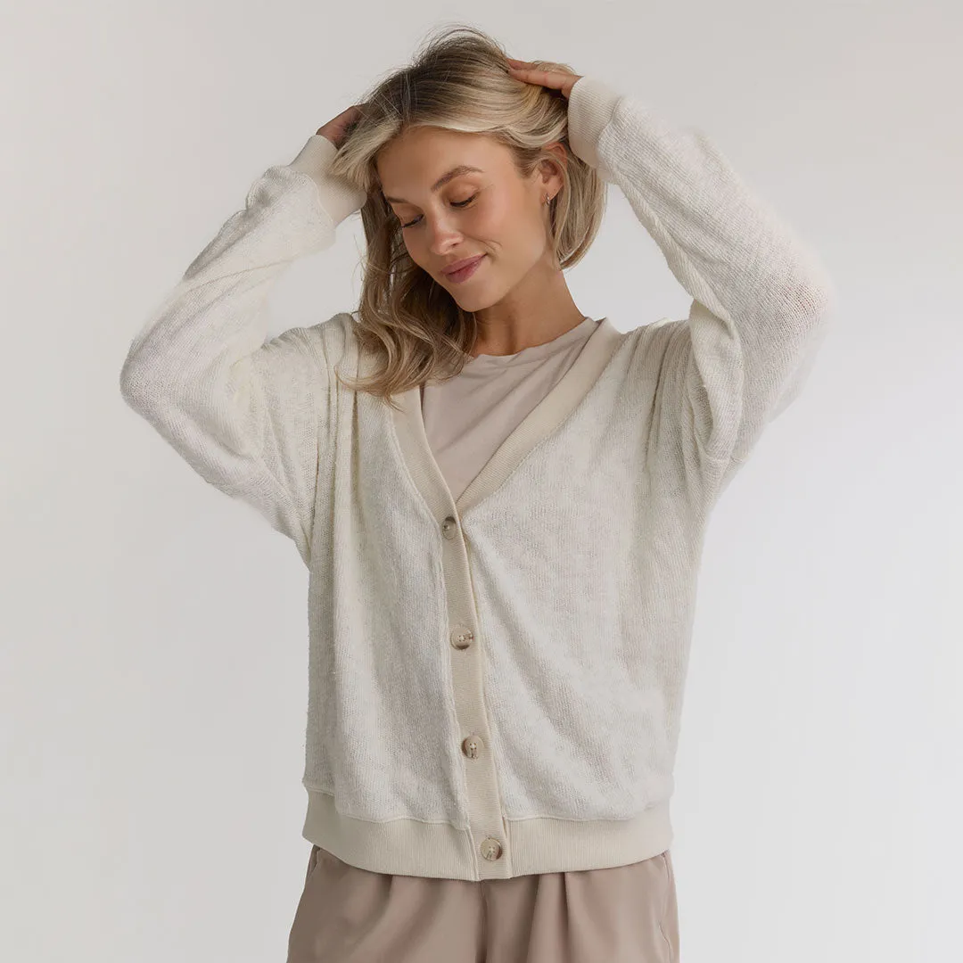 Somerset Knit Cardigan lazy wrap