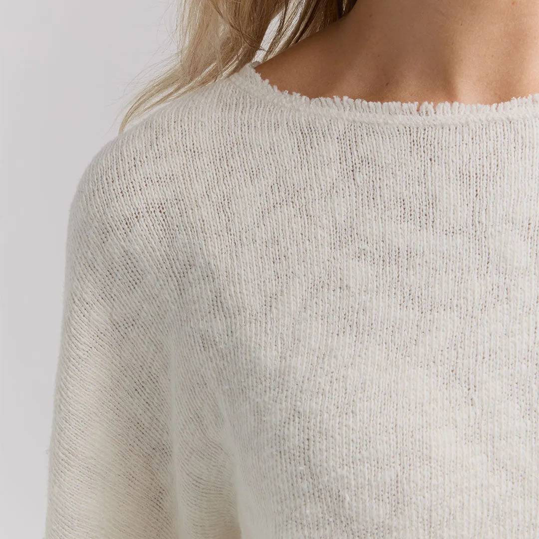 Somerset Pullover bone white