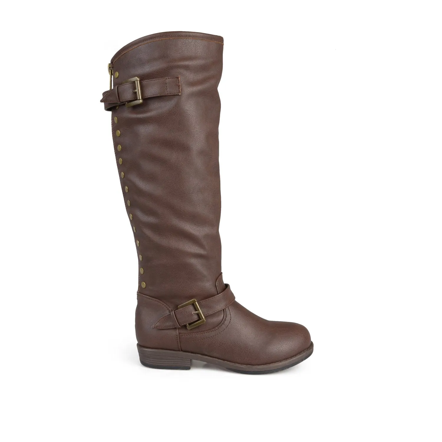SPOKANE RIDING BOOTS IN FAUX LEATHER soft top