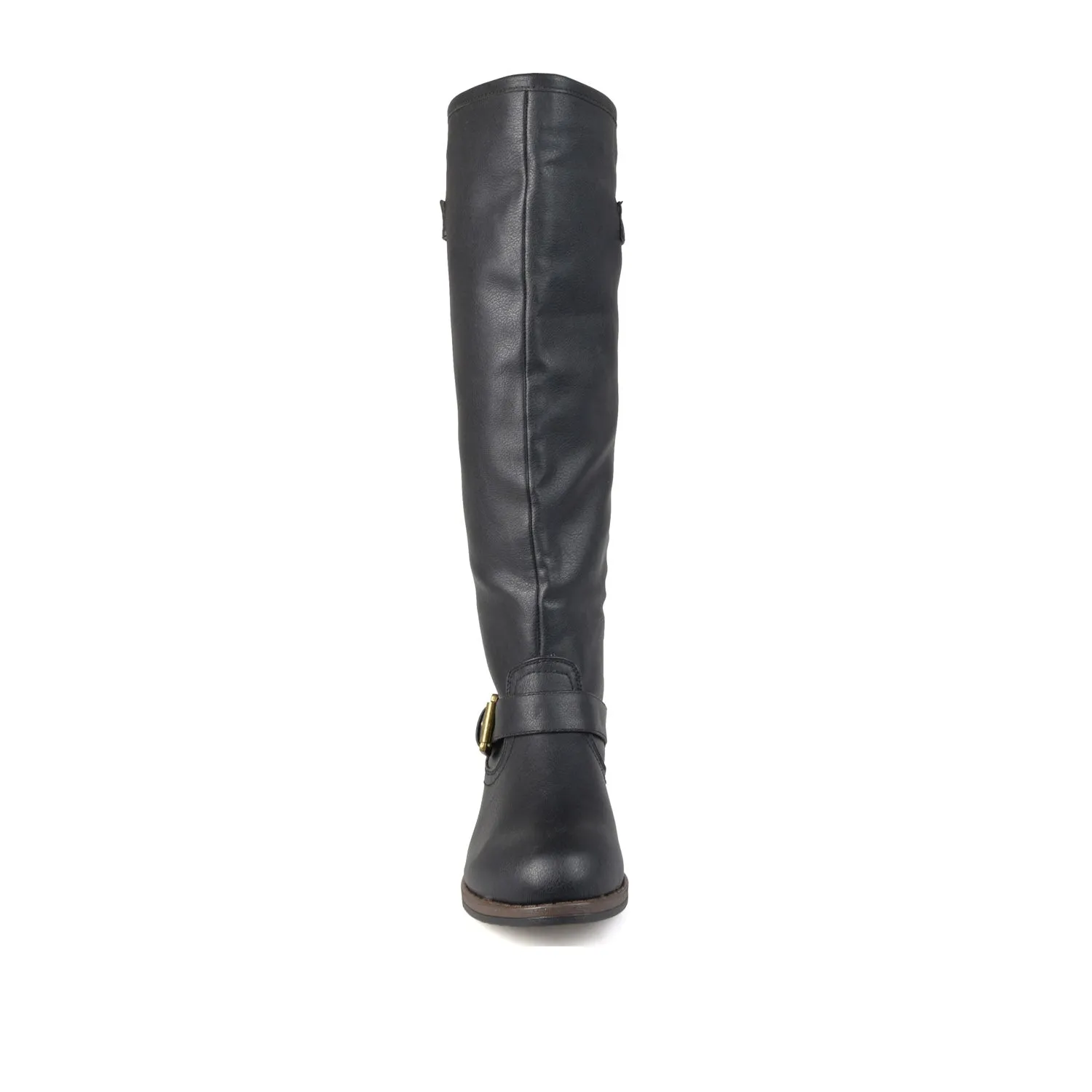 SPOKANE RIDING BOOTS IN FAUX LEATHER soft top