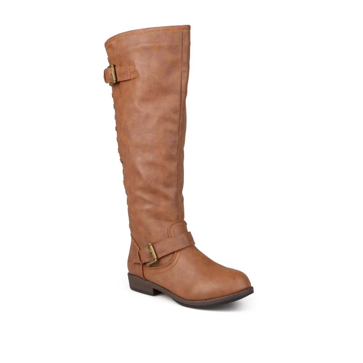 SPOKANE RIDING BOOTS IN FAUX LEATHER soft top