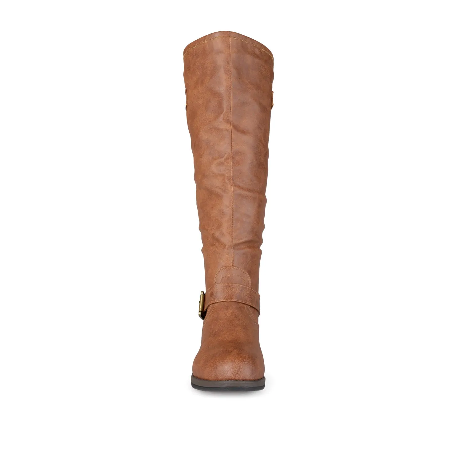 SPOKANE RIDING BOOTS IN FAUX LEATHER soft top