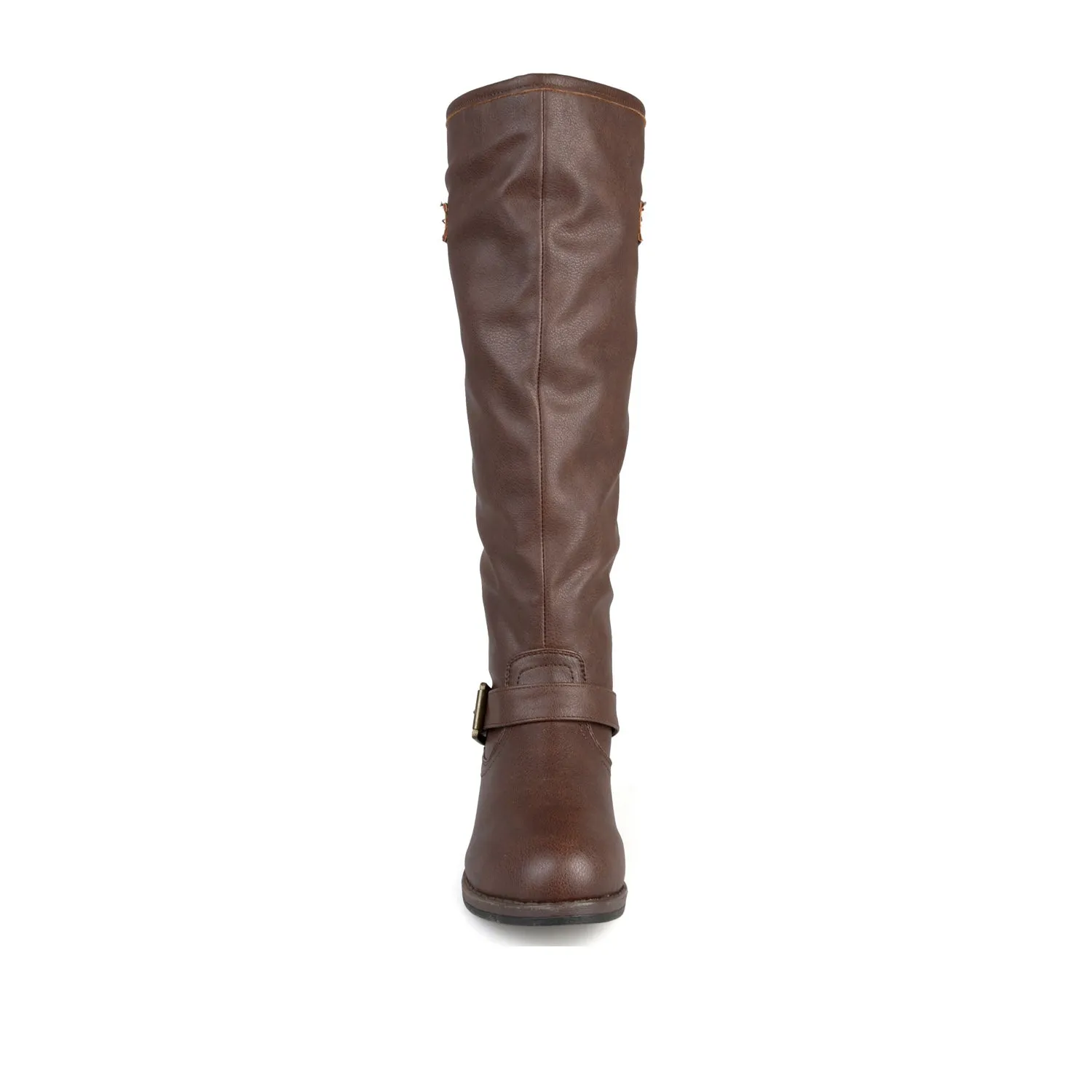 SPOKANE RIDING BOOTS IN FAUX LEATHER soft top